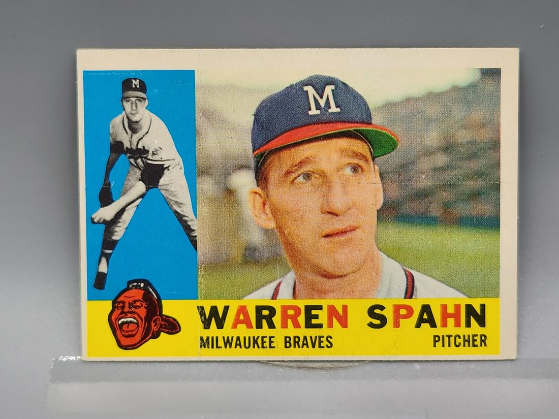 1960 Topps Warren Spahn #445 HOF (1 of 2)