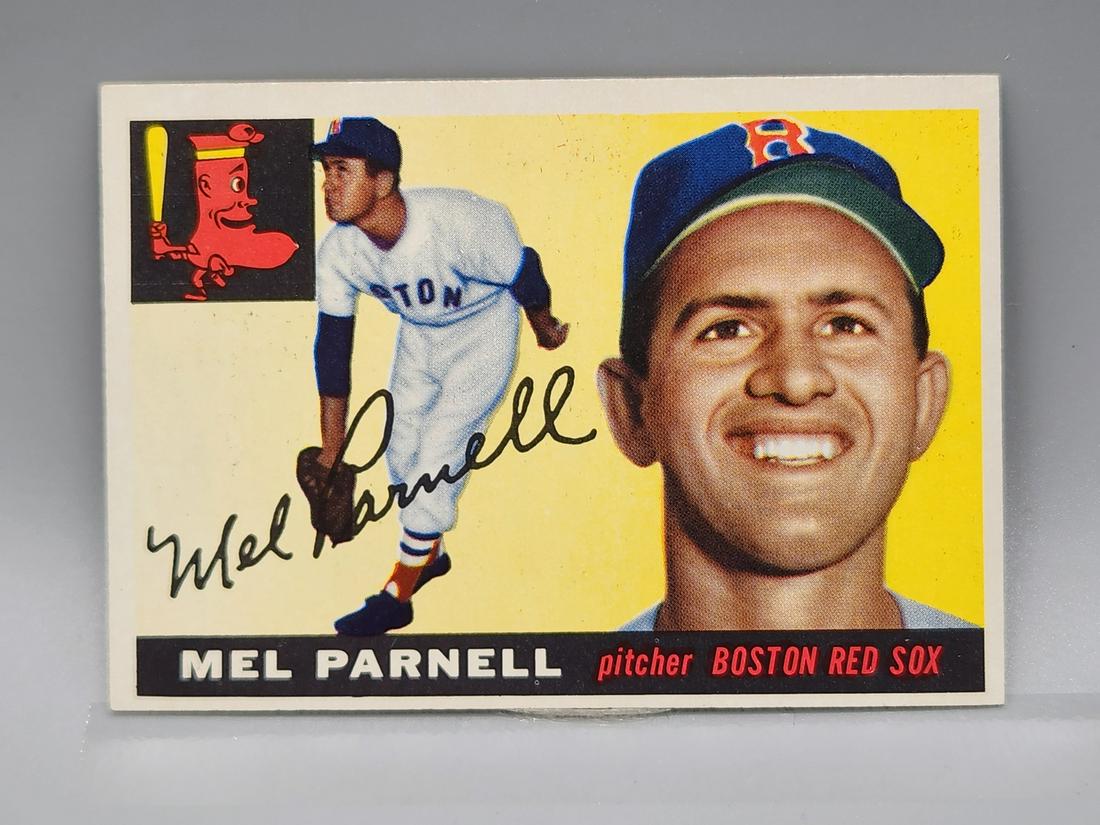 1955 Topps Mel Parnell #140: 1955 Topps Mel Parnell #140
