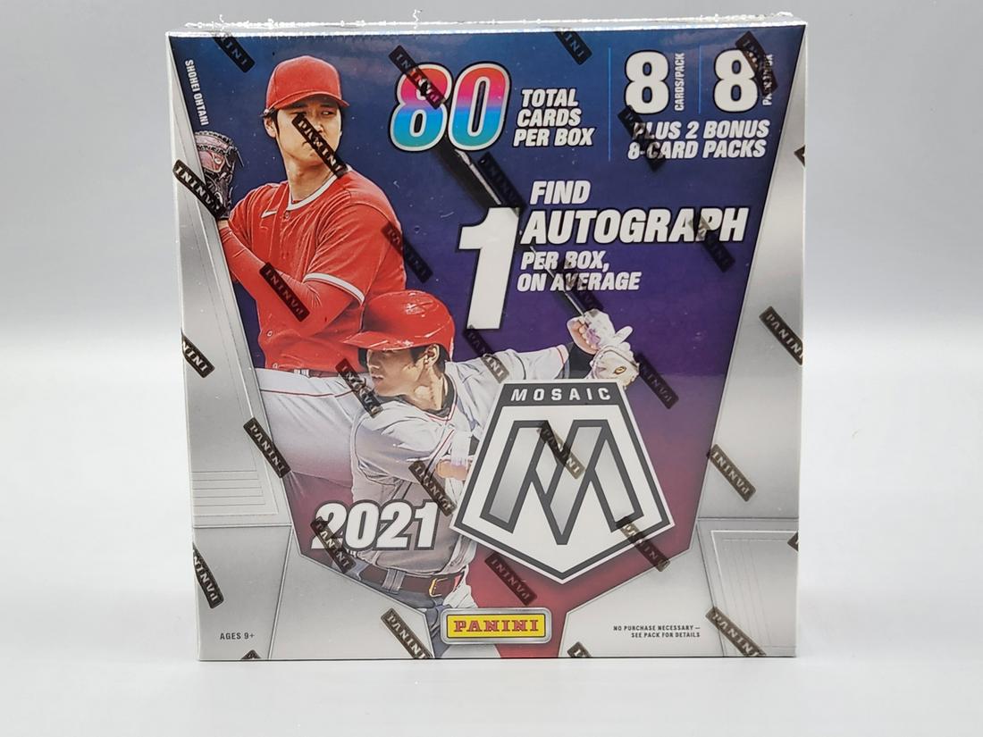 2021 Panini Mosaic Baseball Mega Box (1 of 2)