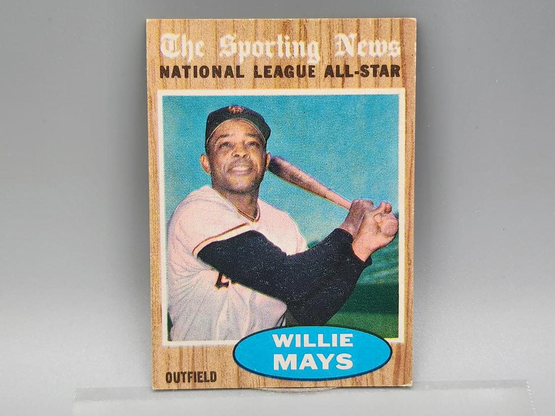 1962 Topps Willie Mays #395 HOF: 1962 Topps Willie Mays #395 HOF