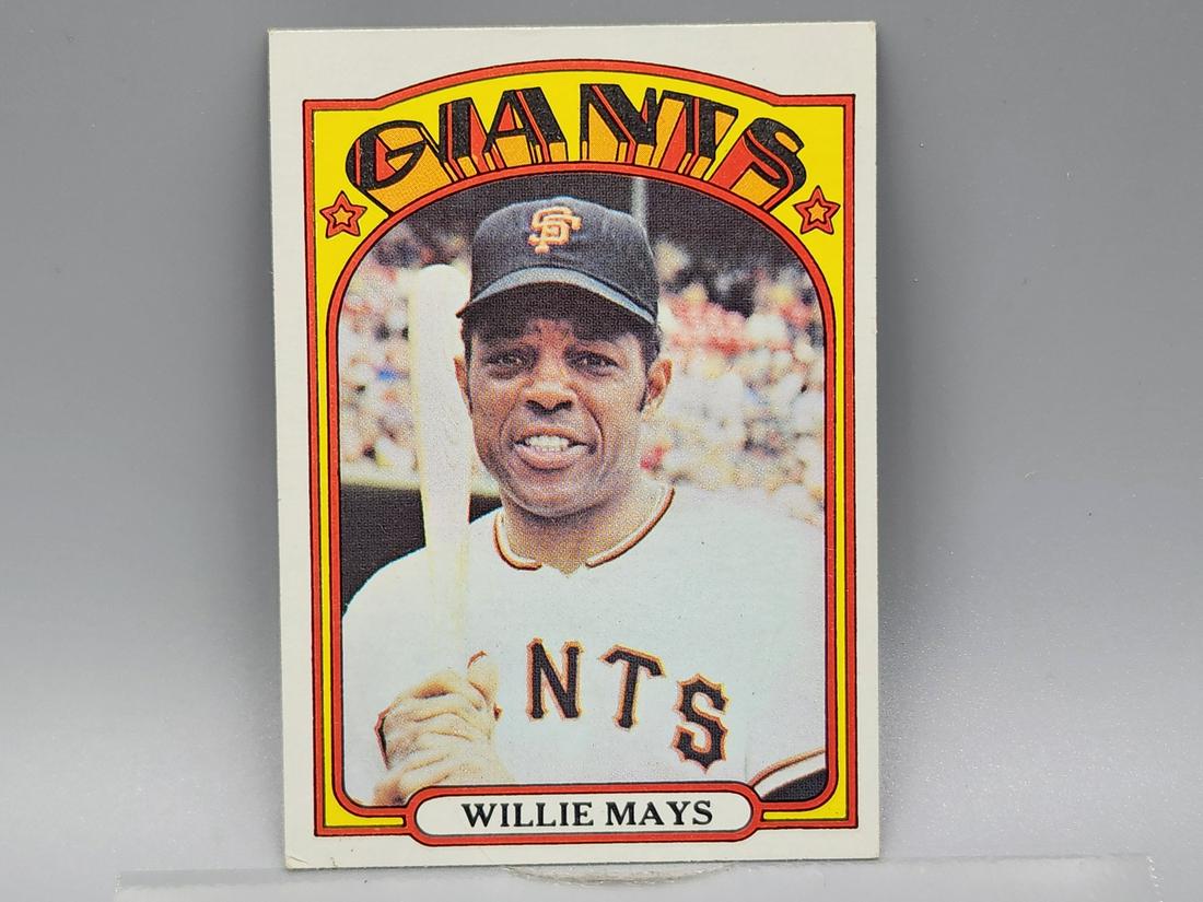 1972 Topps Willie Mays #49 HOF: 1972 Topps Willie Mays #49 HOF