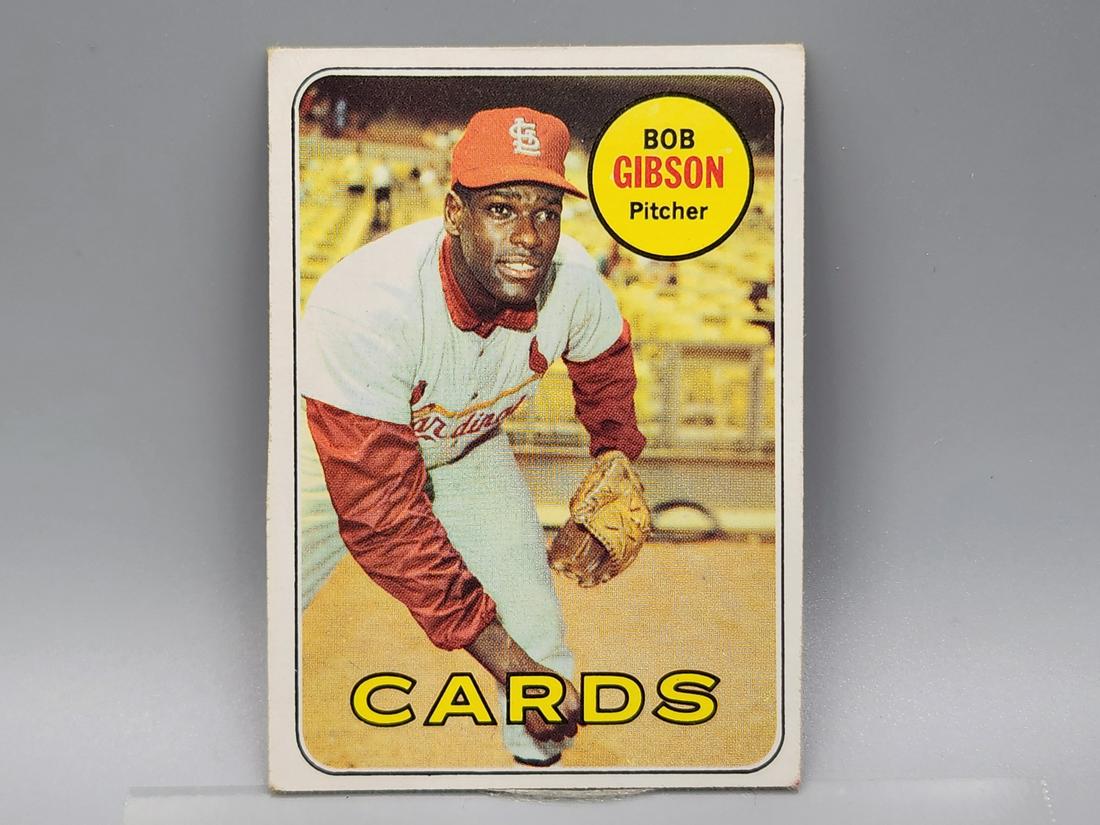 1969 Topps Bob Gibson #200 HOF (1 of 2)