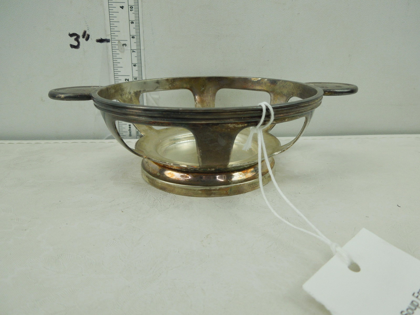 UPRR International Silver Soup Frame - Tag no. 7083: UPRR International Silver Soup Frame - Tag no. 7083