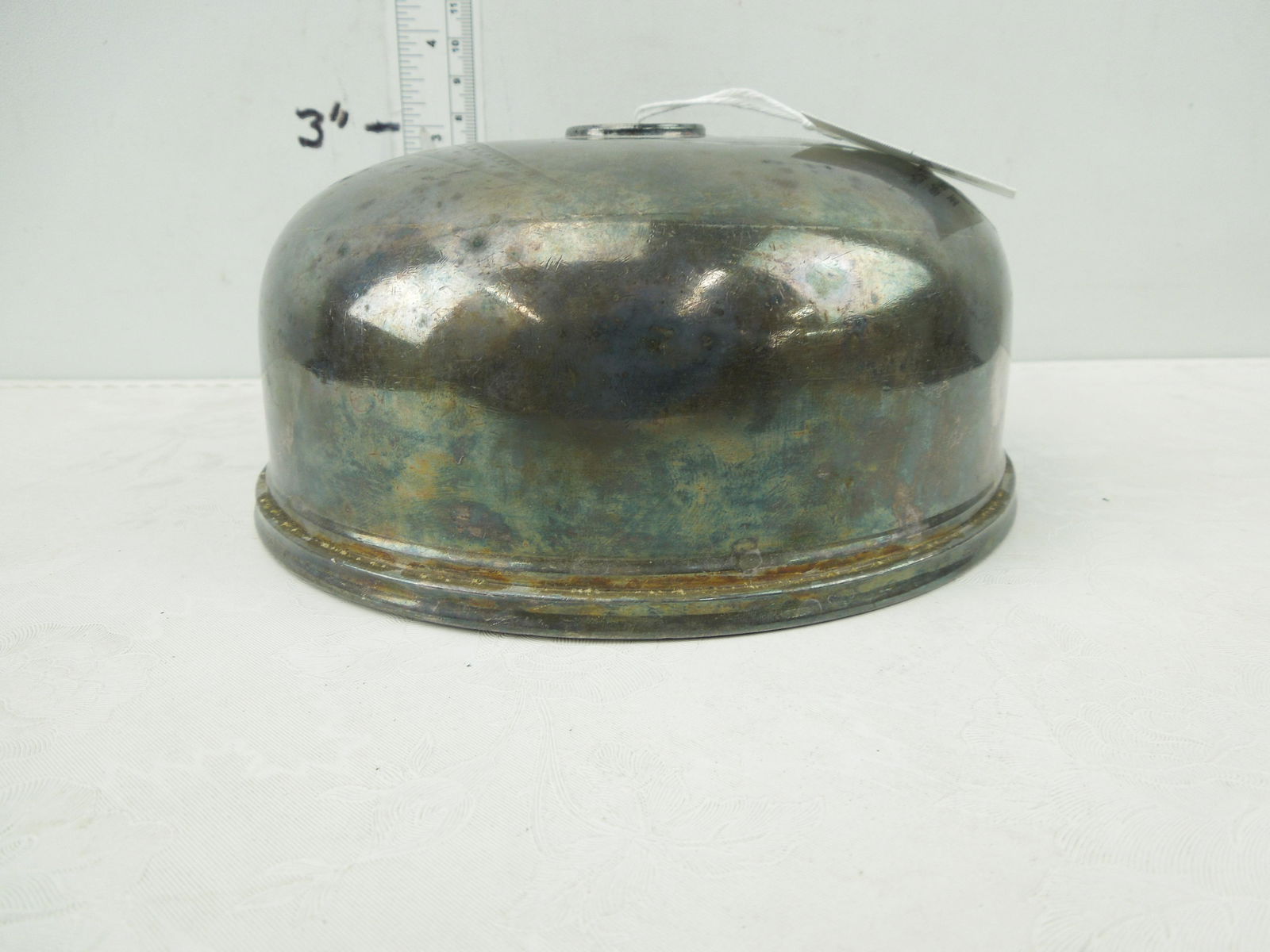 Nickel Plate Road International Silver 6 inch Dish Cover -  Tag no. 7085 (1 of 6)