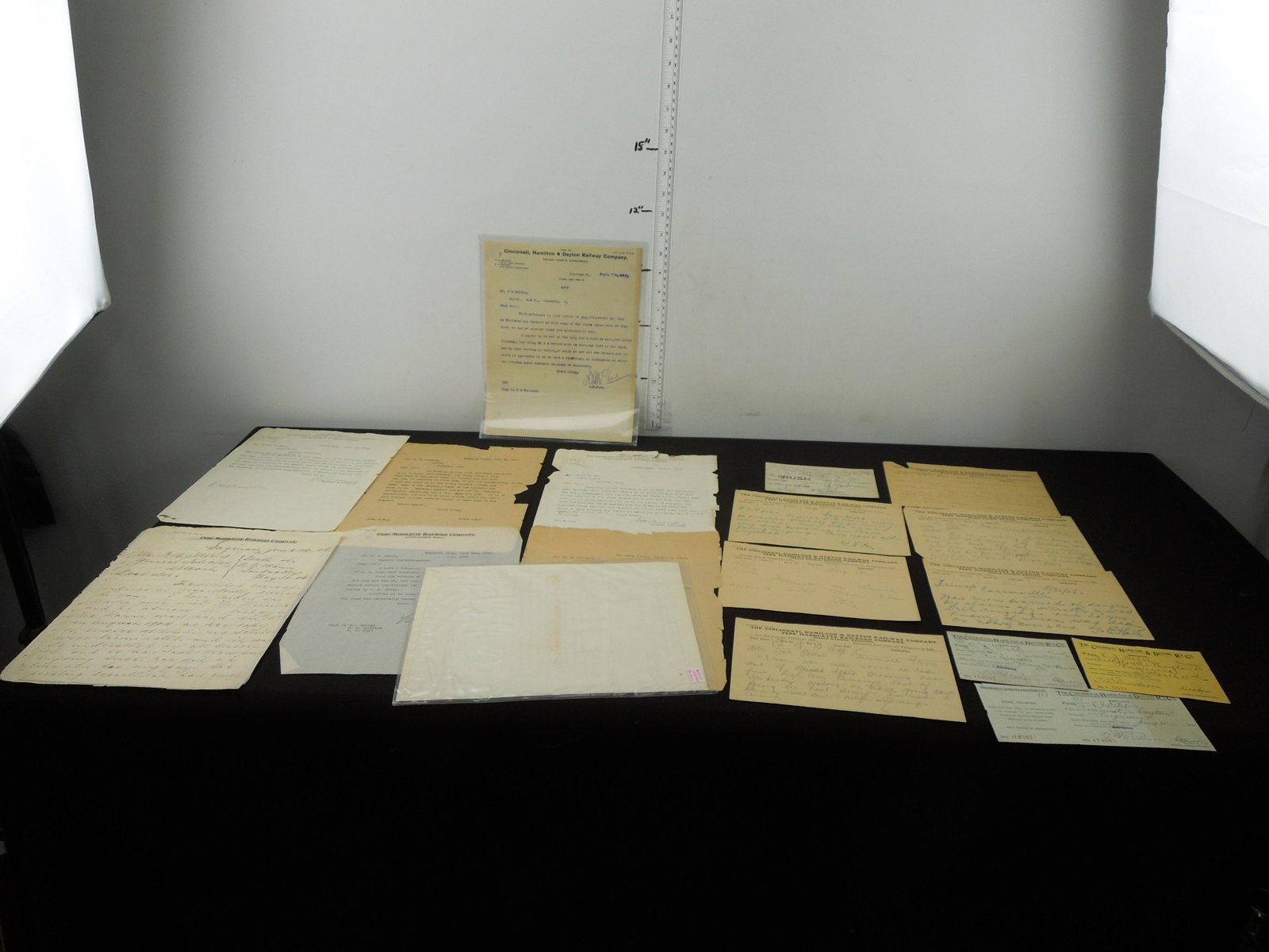 CH&D Miscellaneous Letters, Employee Passes and Telegrams: CH&D Miscellaneous Letters, Employee Passes and Telegrams