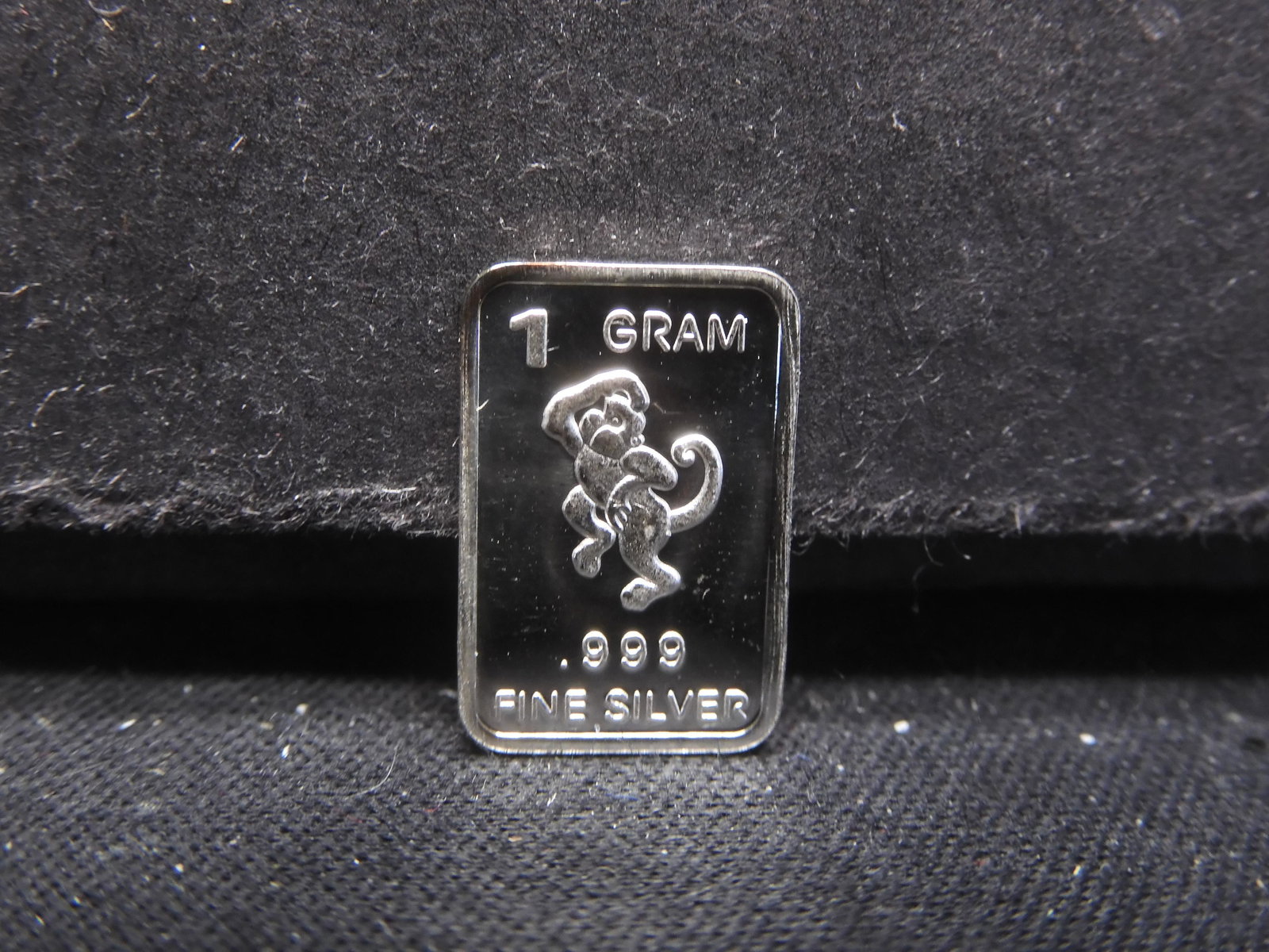 1 Gram, .999 silver, monkey, BU: 1 Gram, .999 silver, monkey, BU