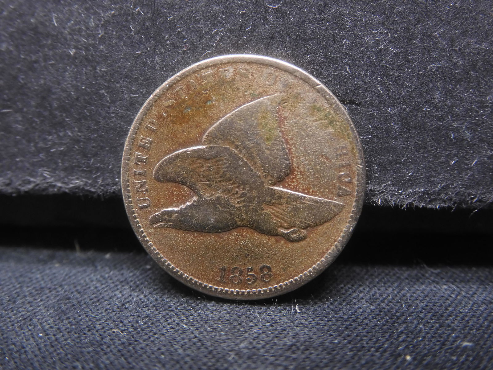 1858 Flying Eagle Cent Nice (1 of 2)