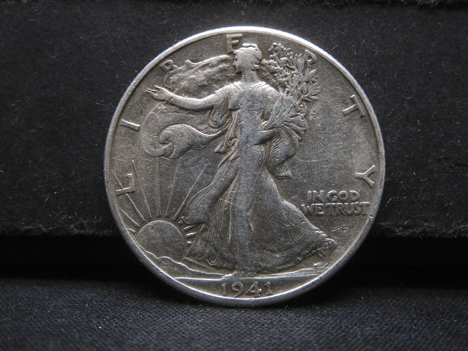 1941, Only 24 Mill ever minted, 90% SILVER. Liberty half/82 years old!: 1941, Only 24 Mill ever minted, 90% SILVER. Liberty half/82 years old!