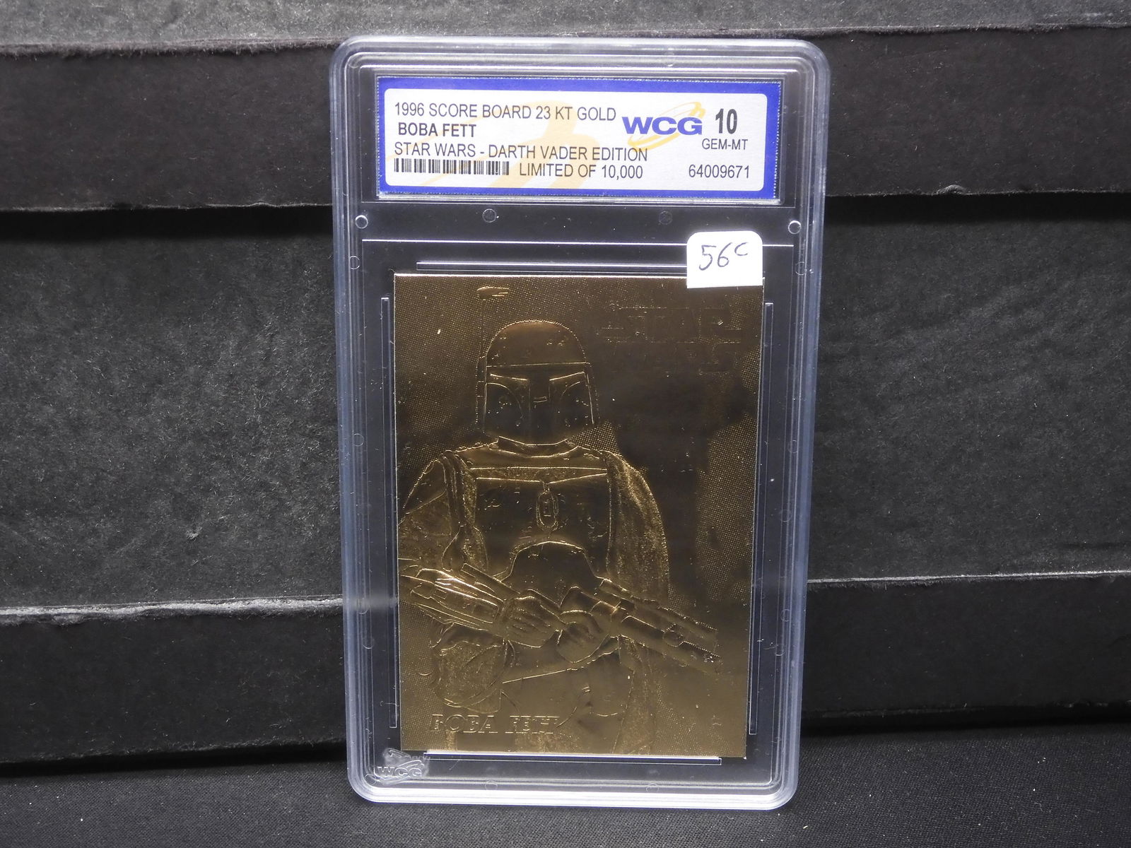 Star Wars, Boba Fett-23KT Gold, Sealed, Darth Vader Edition, limited to 10K mintage (1 of 4)