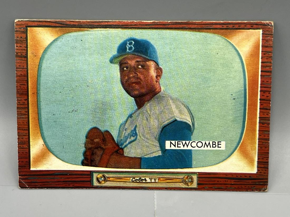 1955 Bowman Don Newcombe #143: 1955 Bowman Don Newcombe #143