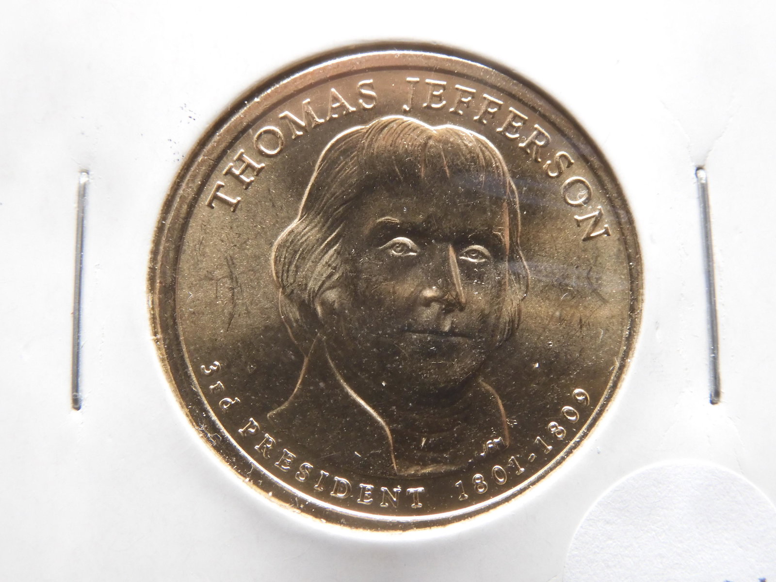 2007 Thomas Jefferson Dollar UNC: 2007 Thomas Jefferson Dollar UNC