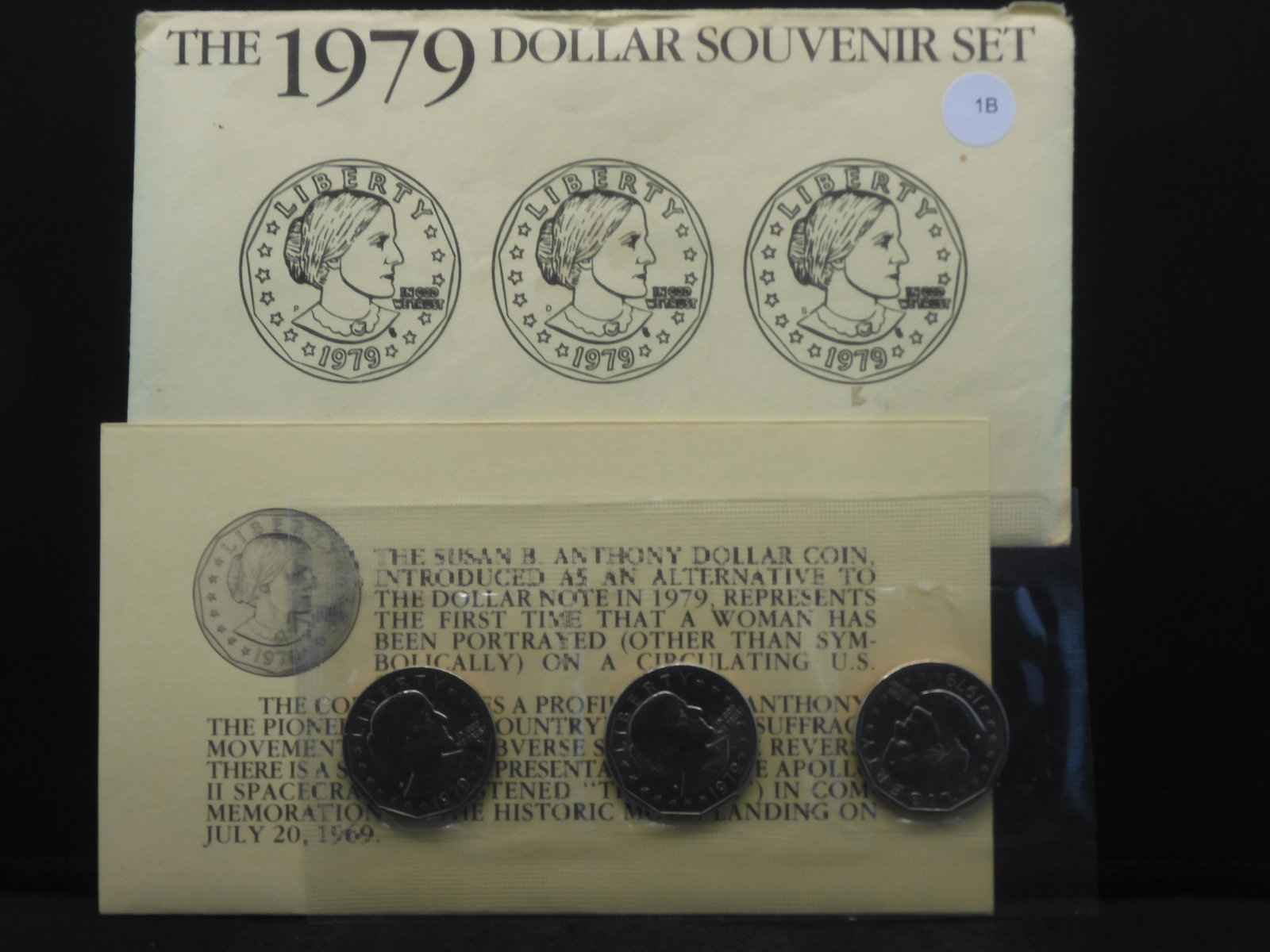 1979 Susan B. Anthony dollar set, P,D,S (OGP) (1 of 3)