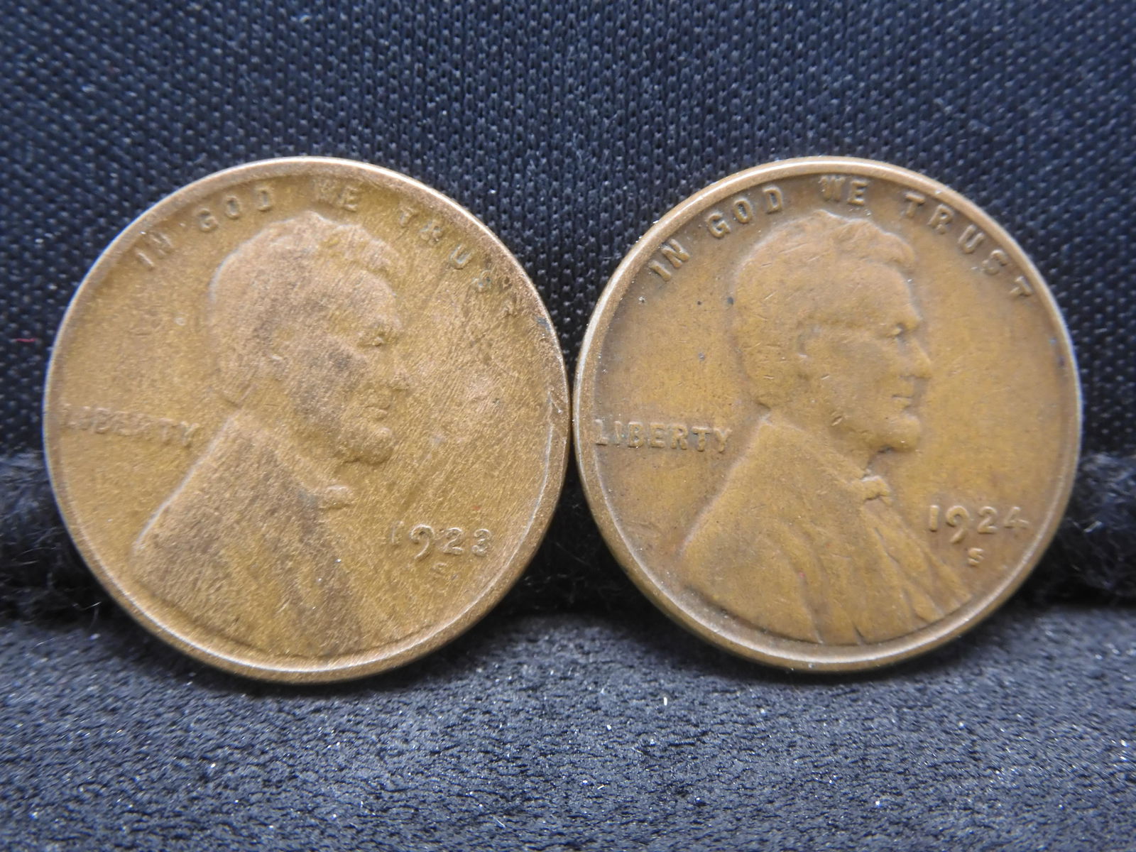 1923-S & 1924-S Wheat Cents - Better Dates! (1 of 2)