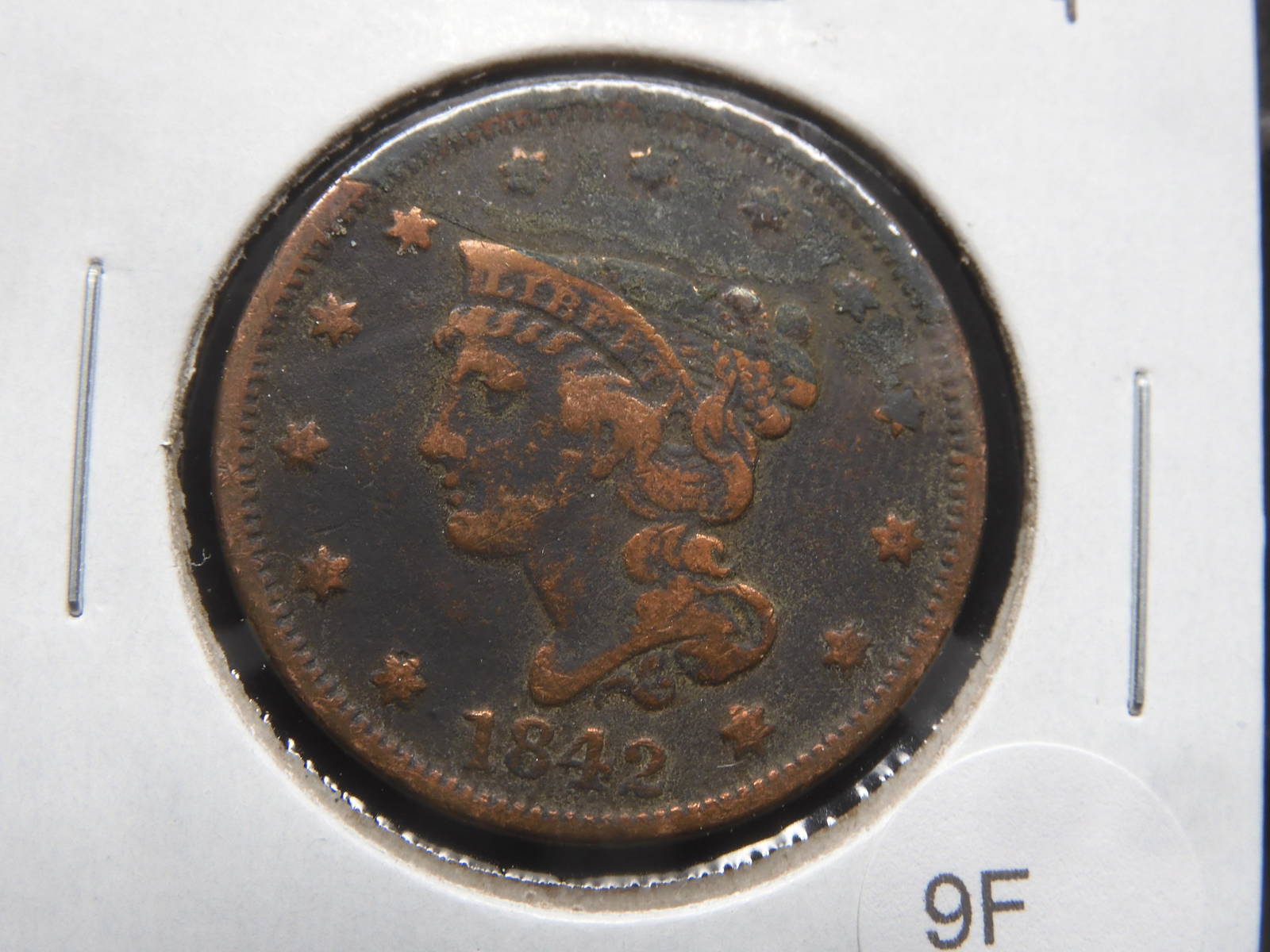 1842 Large Cent. Auction