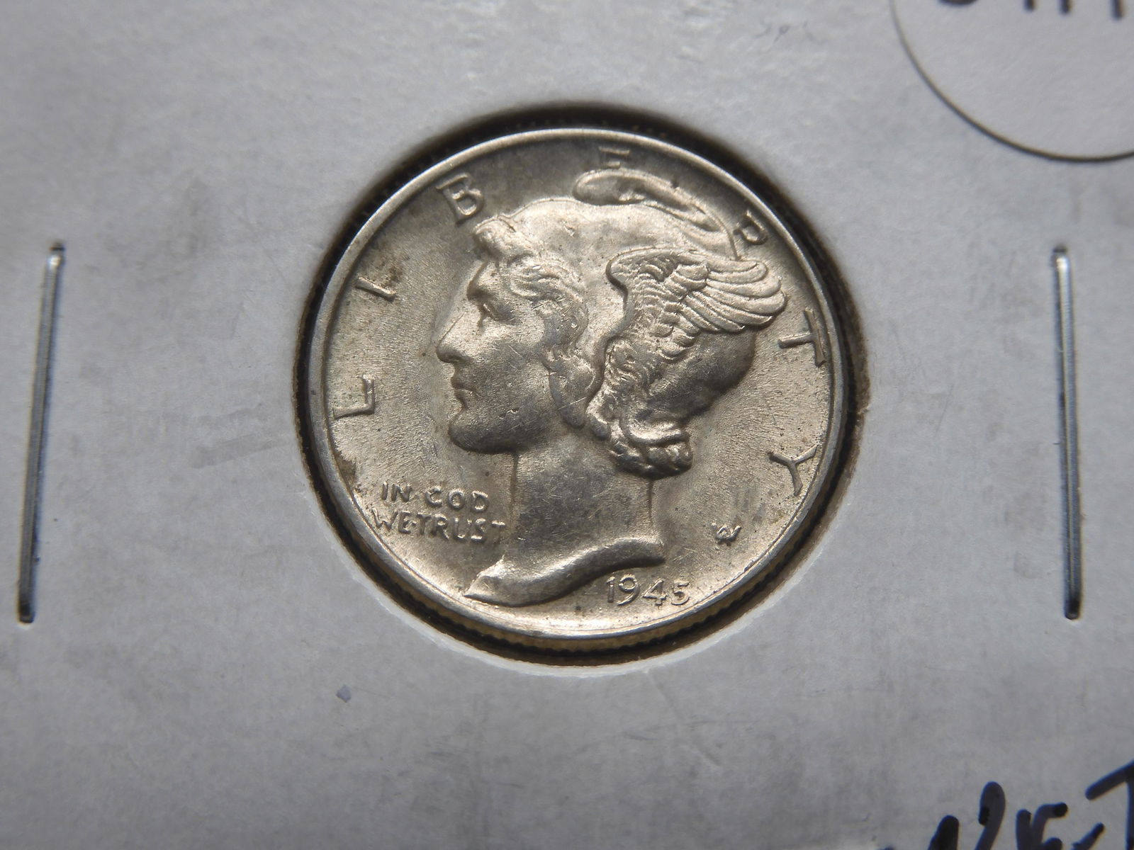 1945 Mercury Dime. CH BU (1 of 3)