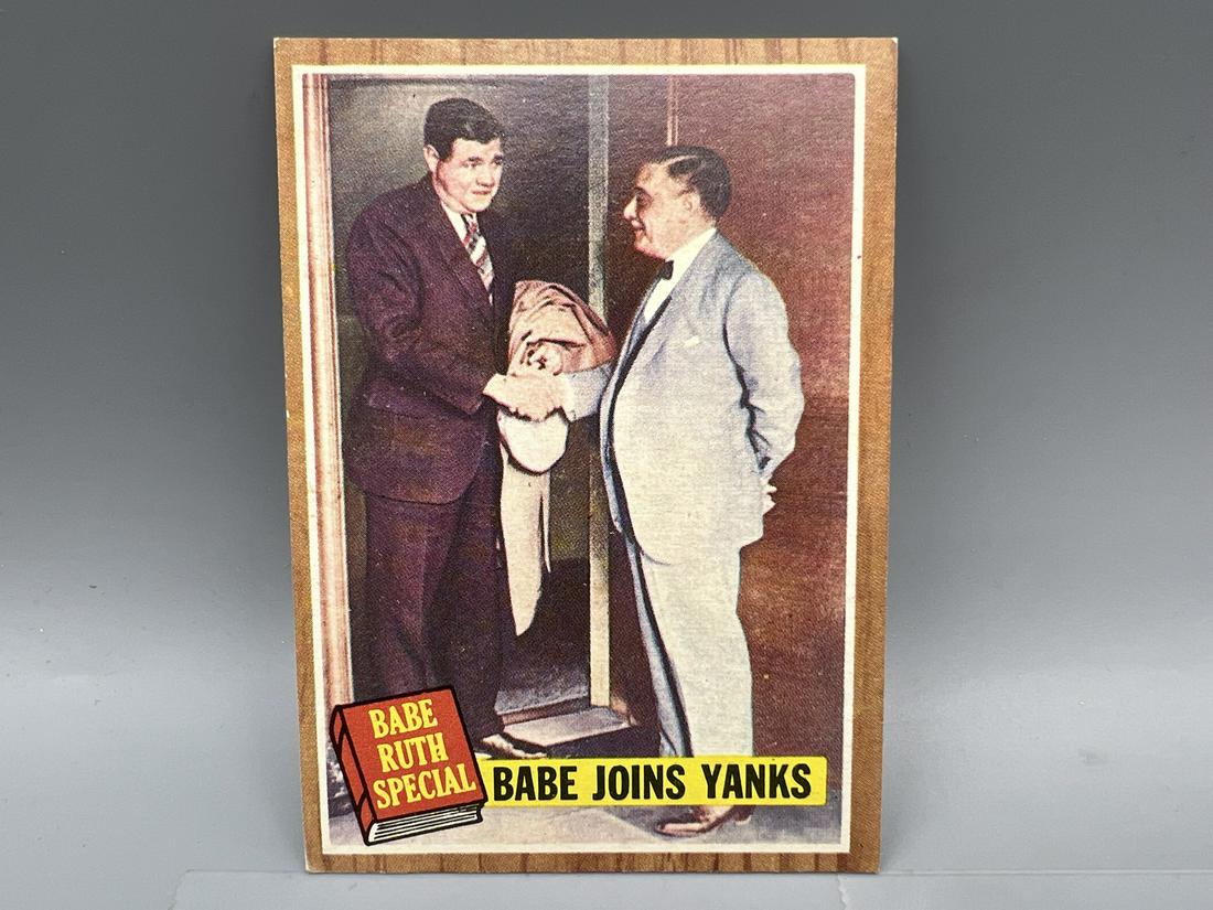 1962 Topps #136 Babe Ruth Joins Yanks (1 of 2)