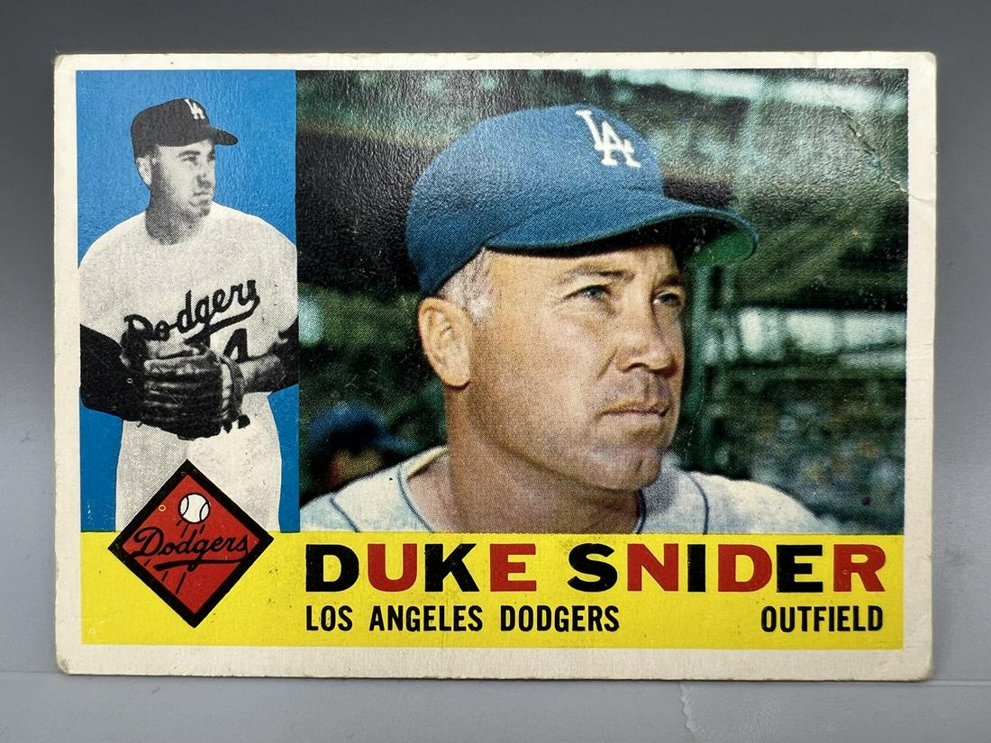 1960 Topps #493 Duke Snider: 1960 Topps #493 Duke Snider