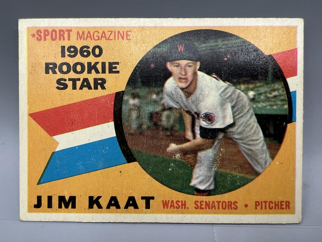1960 Topps #136 Jim Kaat Rookie (1 of 2)