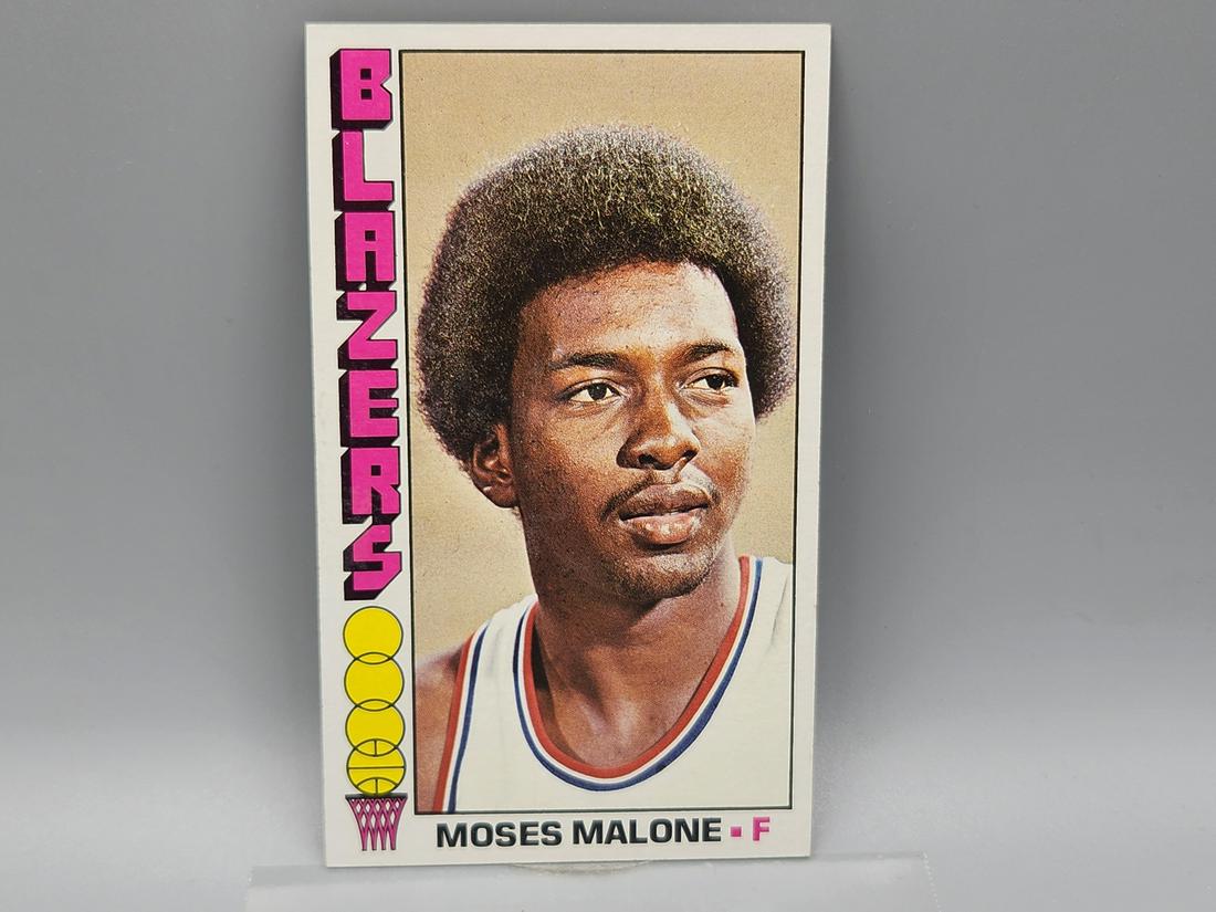 1976 Topps Moses Malone #101 "Tall Boy" - 2nd Year Card (1 of 2)