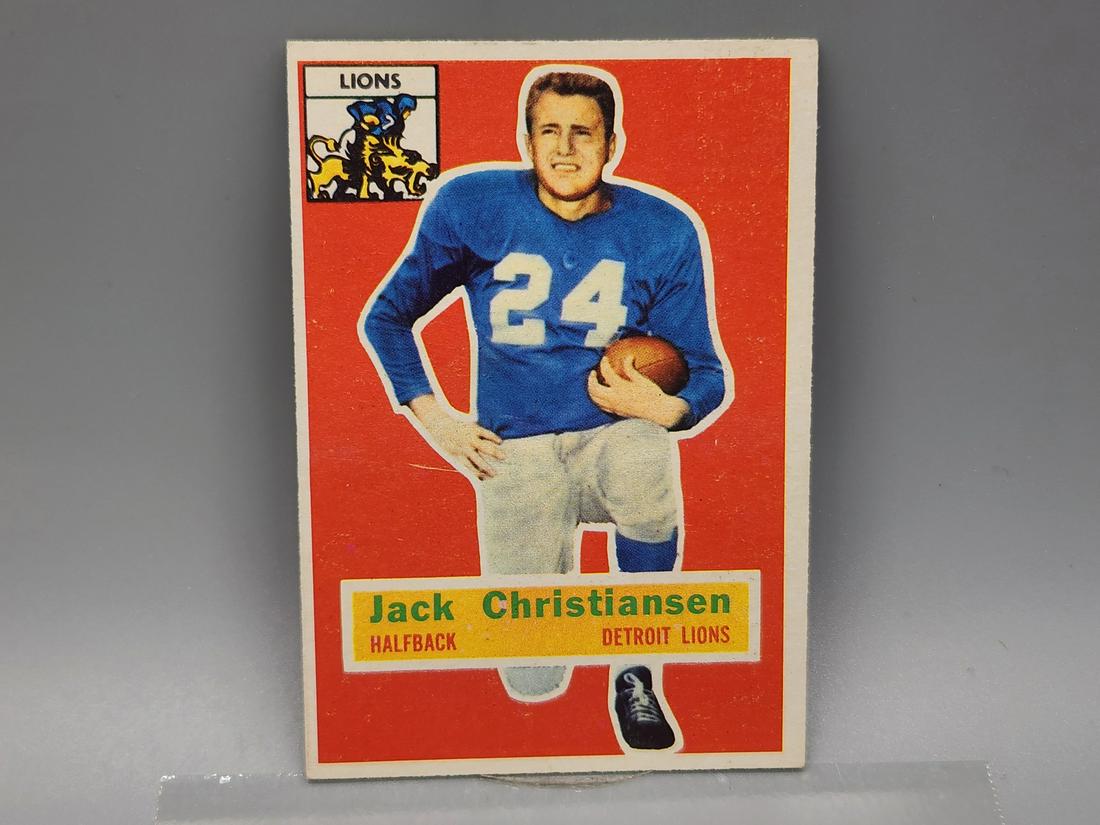 1956 Topps Jack Christiansen #20 HOF (1 of 2)