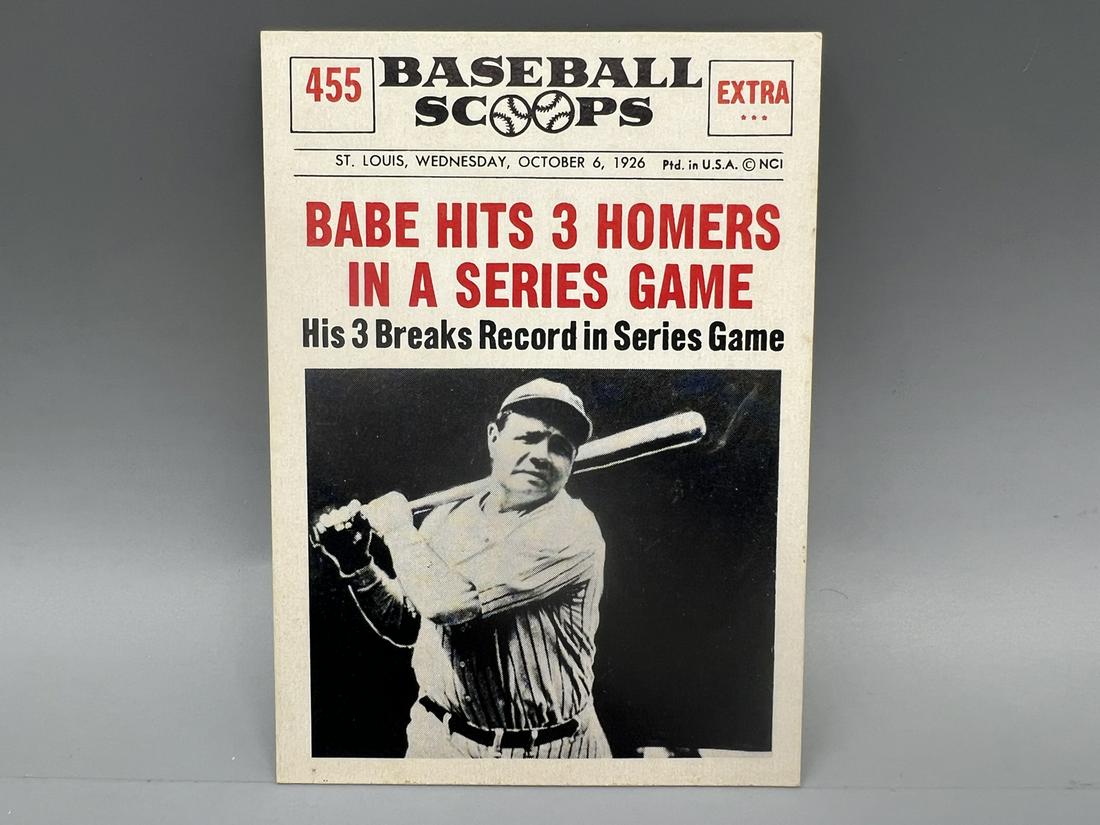 1961 Nu-Card Scoops Babe Ruth #455 (1 of 2)