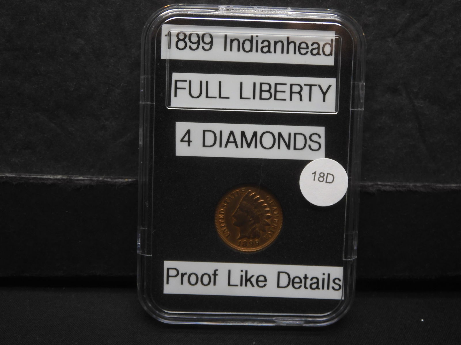 1899 Indianhead, Full Liberty, 4 Diamonds, Proof Like (1 of 4)