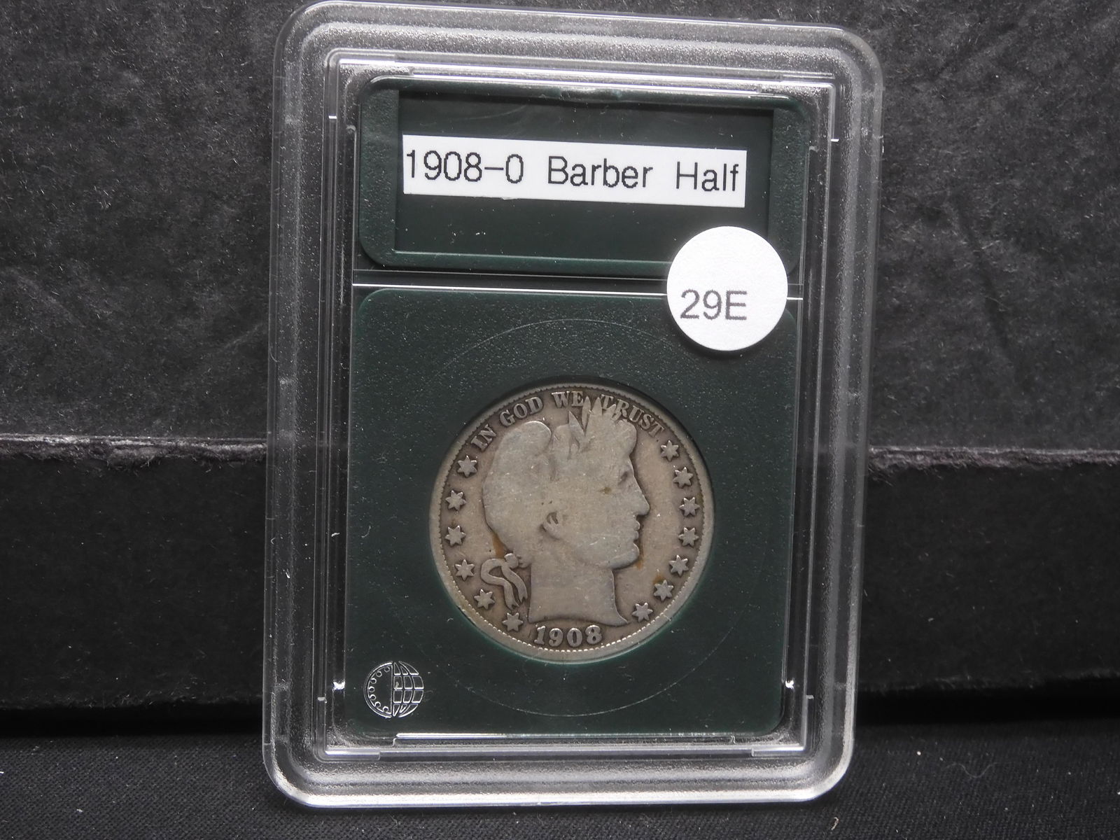 1908-0 Barber Half, 90% Silver (1 of 4)