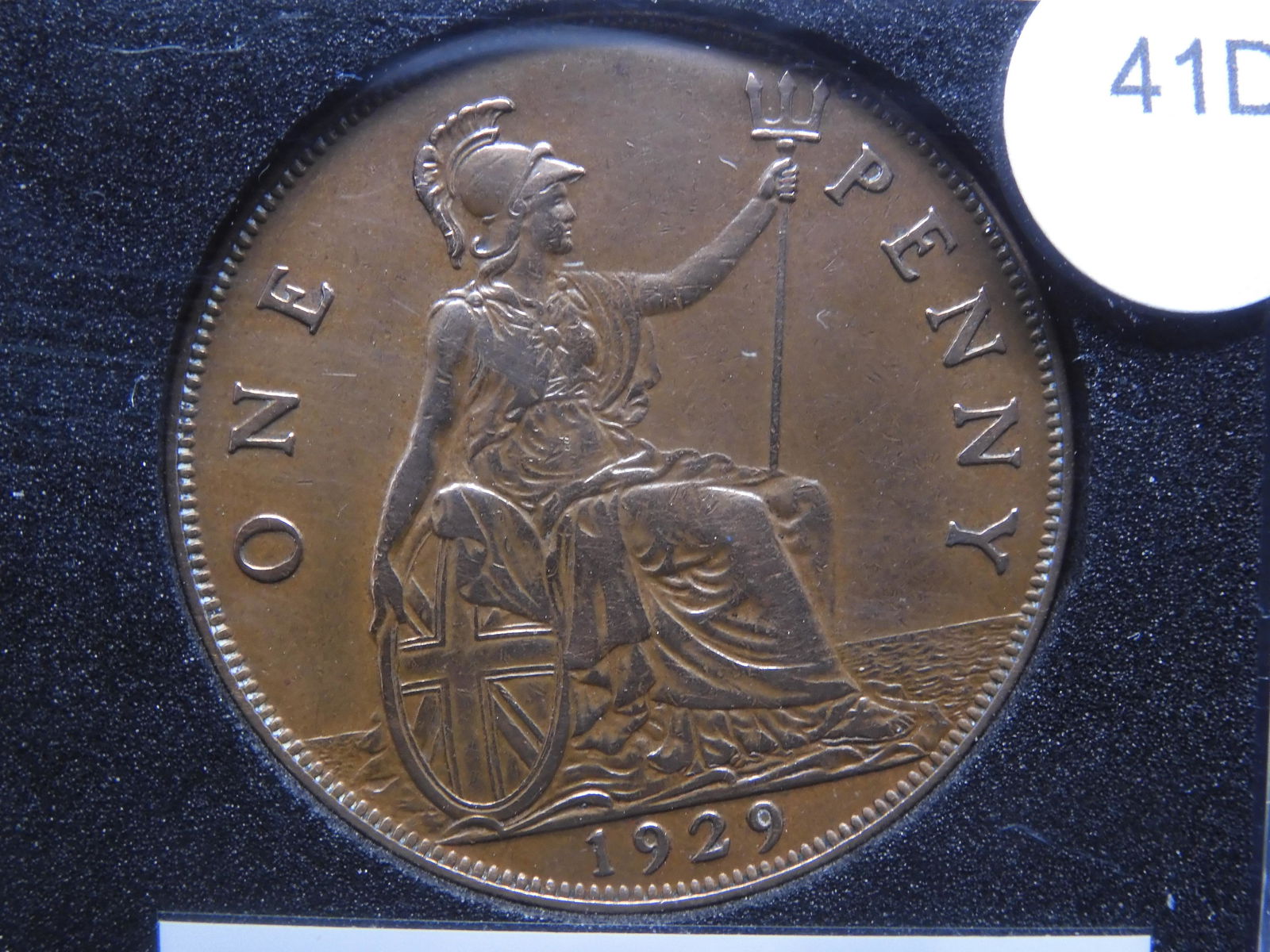 1929 UK 1 Penny, Proof Like (1 of 3)