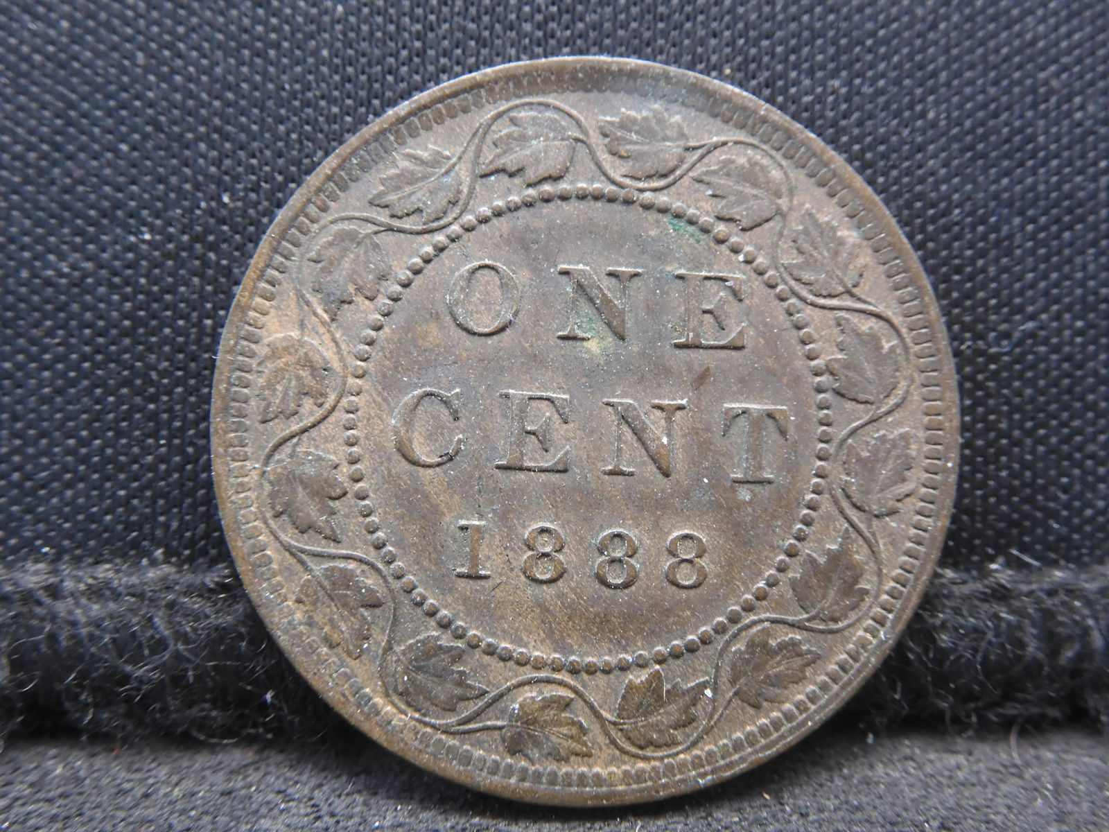 1888 Canada Large Cent. Nice AU.  (1 of 2)
