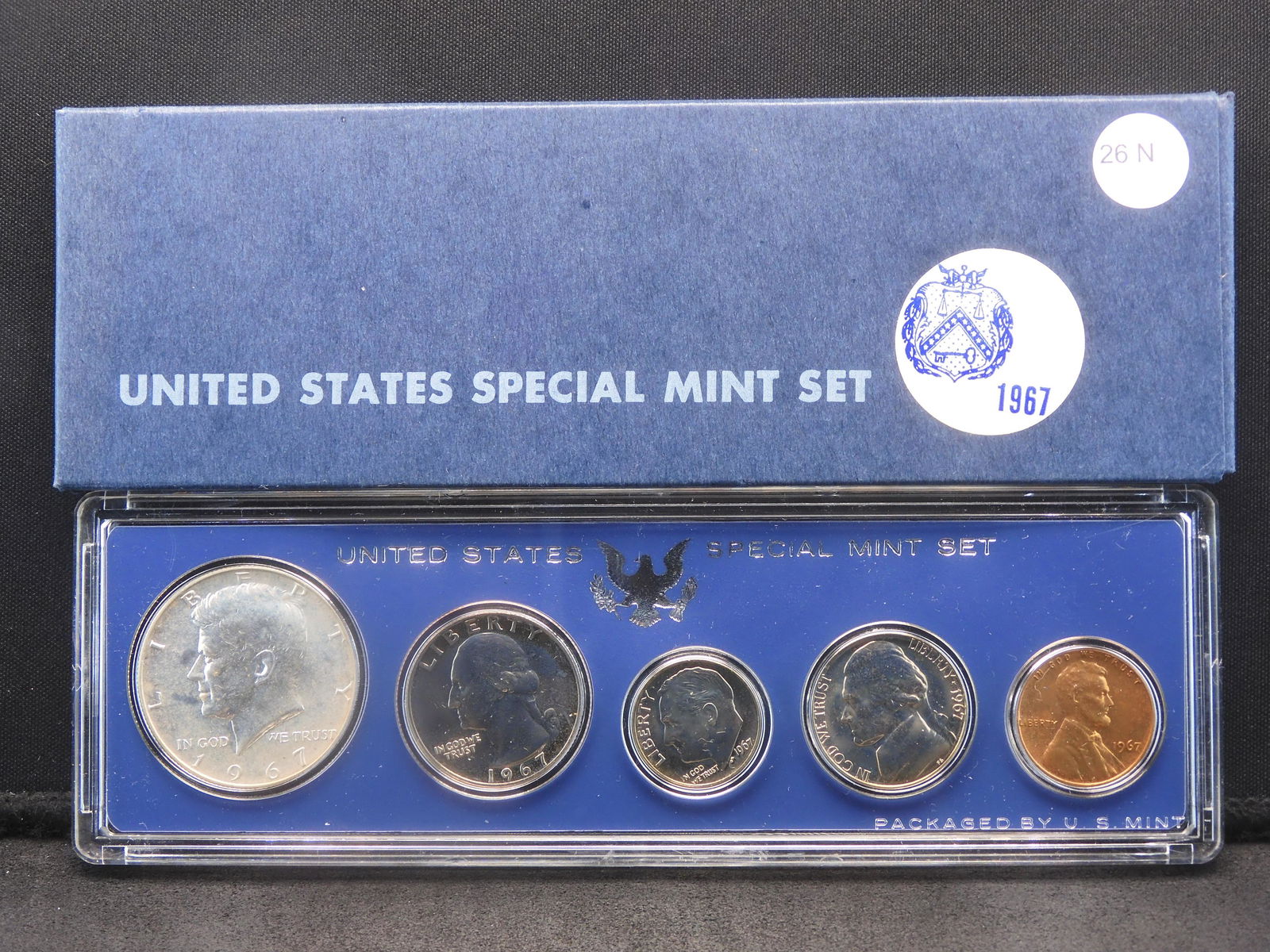 1967 United States Mint 5-Coin Special Mint Set In Original Gov't Packaging. (1 of 3)