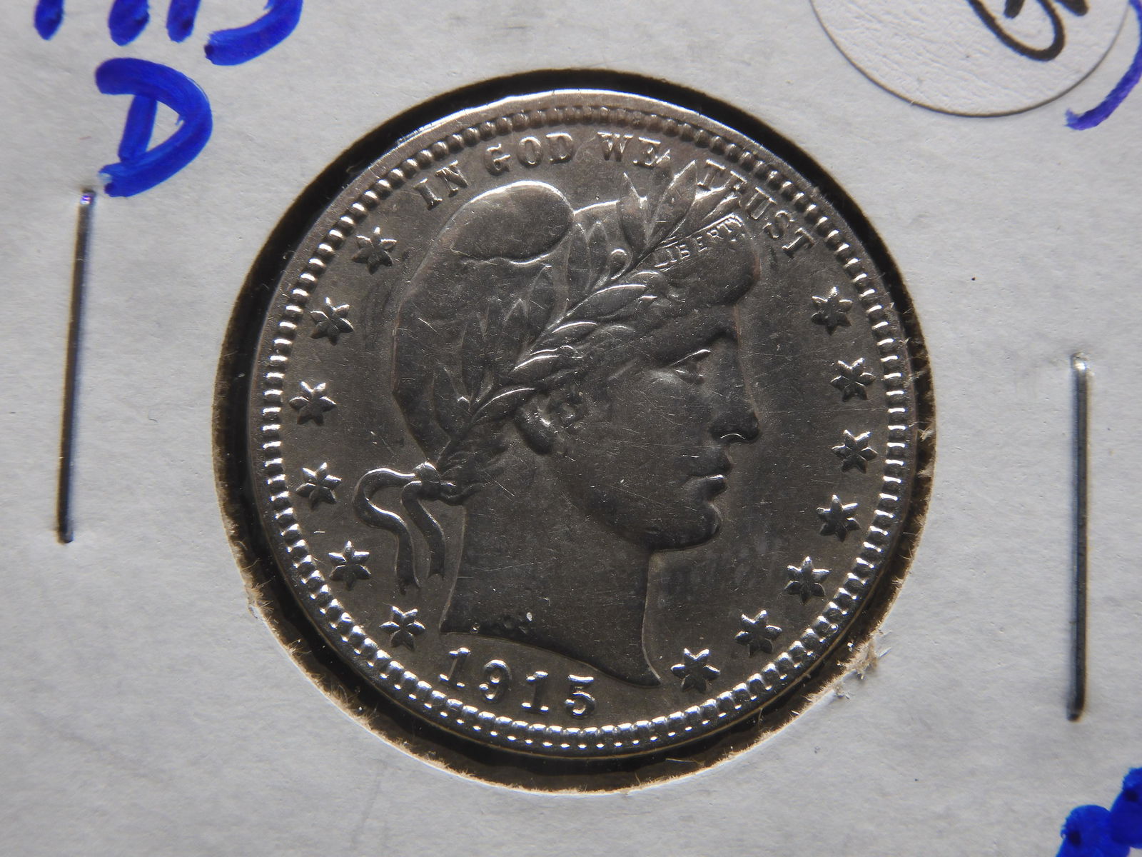 1915-D Barber 25c. SUPER HIGH GRADE (1 of 3)