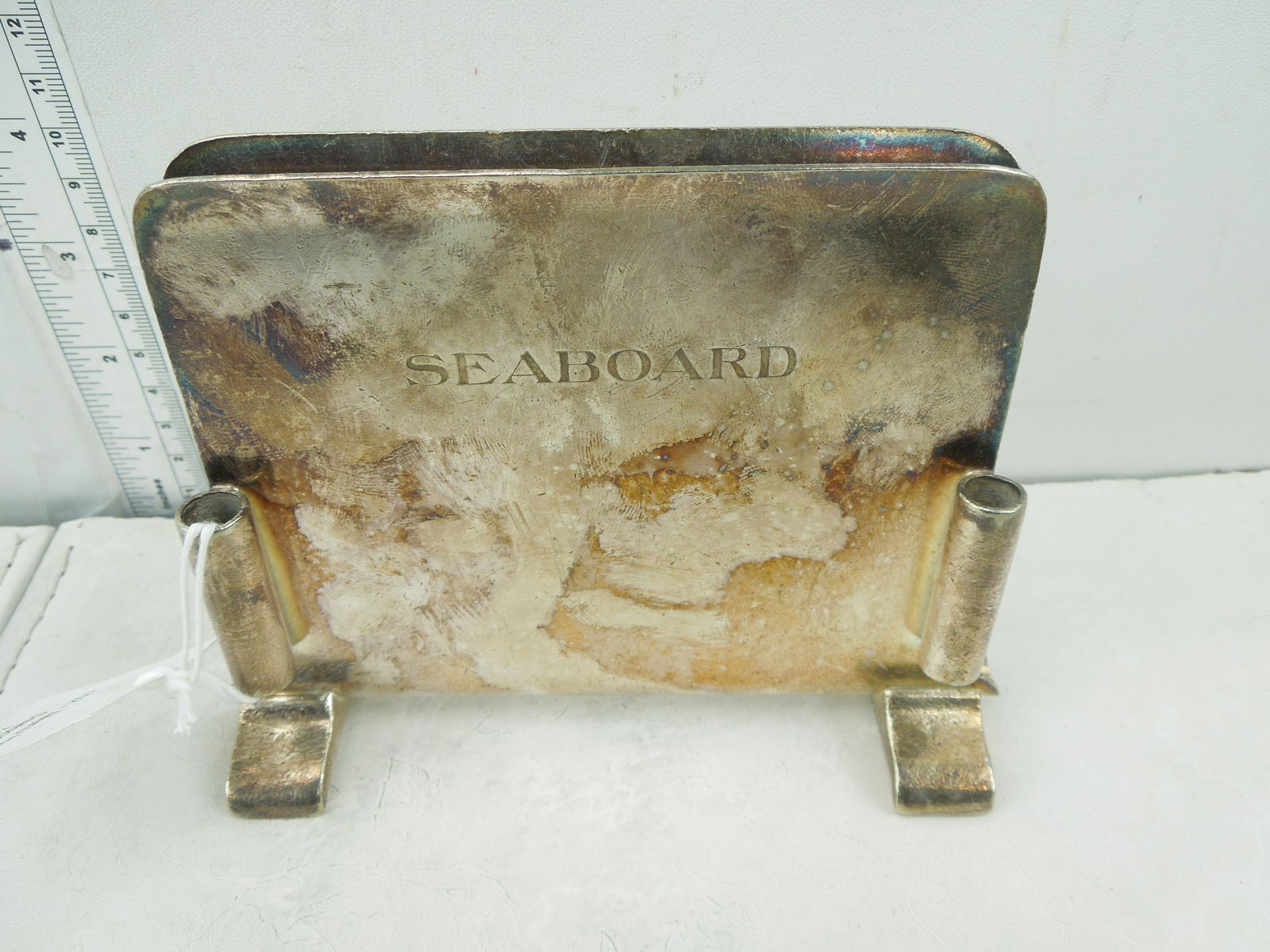 Seaboard International Silver Menu Holder (1 of 5)