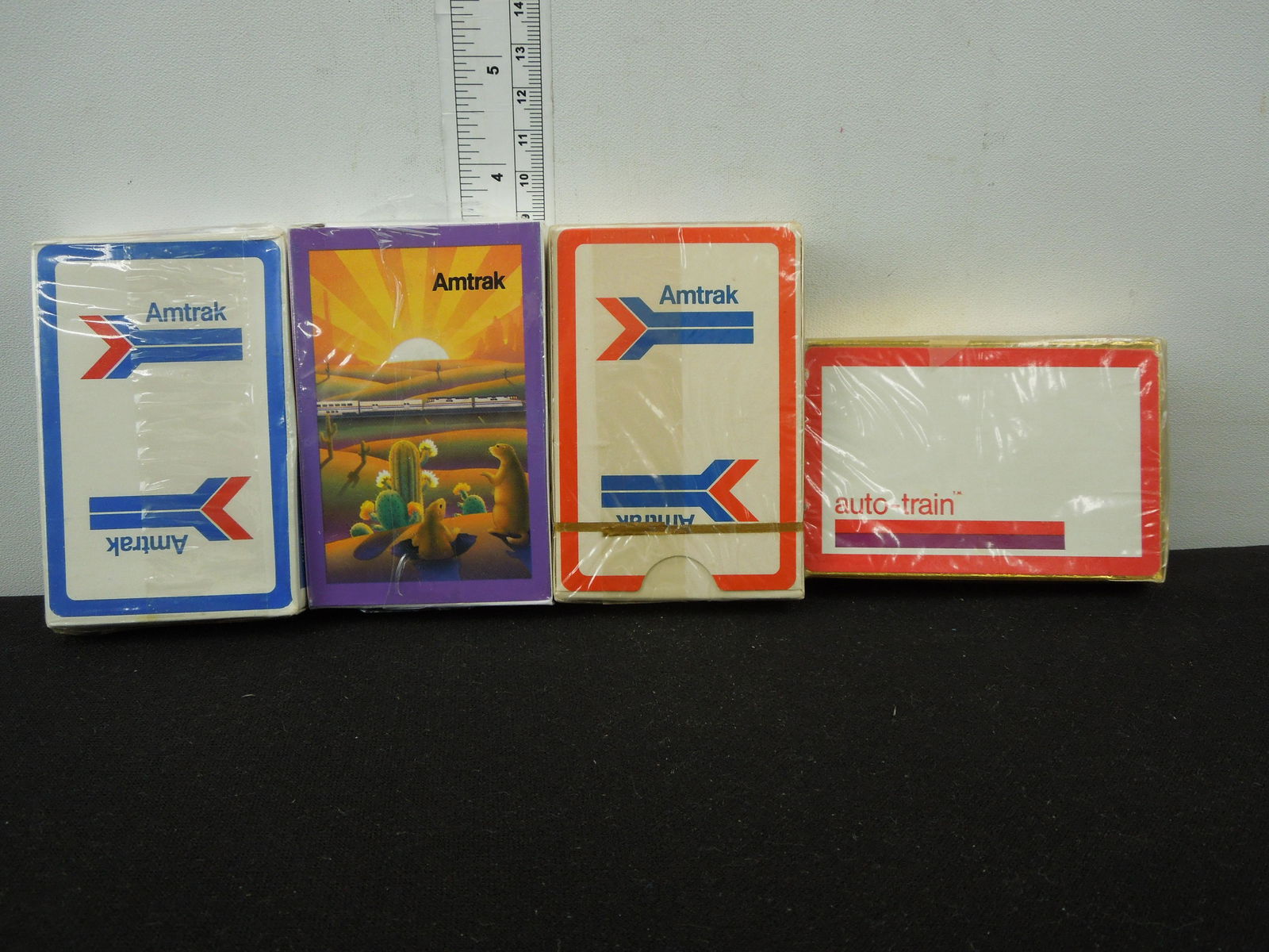 Antrak and Auto Train Four Decks of Scenic Playing Cards (1 of 3)