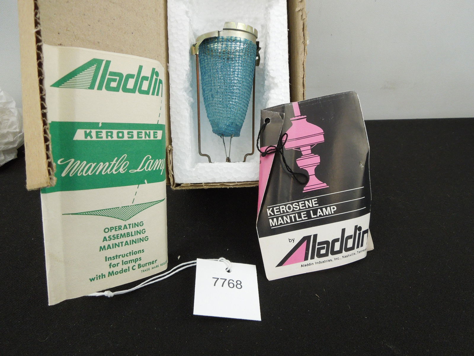 Caboose Lantern  Aladdin Model C, Mantel Only (1 of 3)