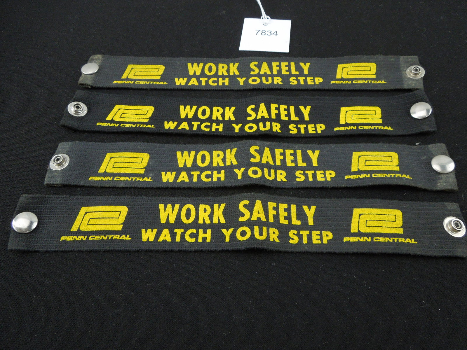 Penn Central (2) Pair, Black Leg Bands: Penn Central (2) Pair, Black Leg Bands