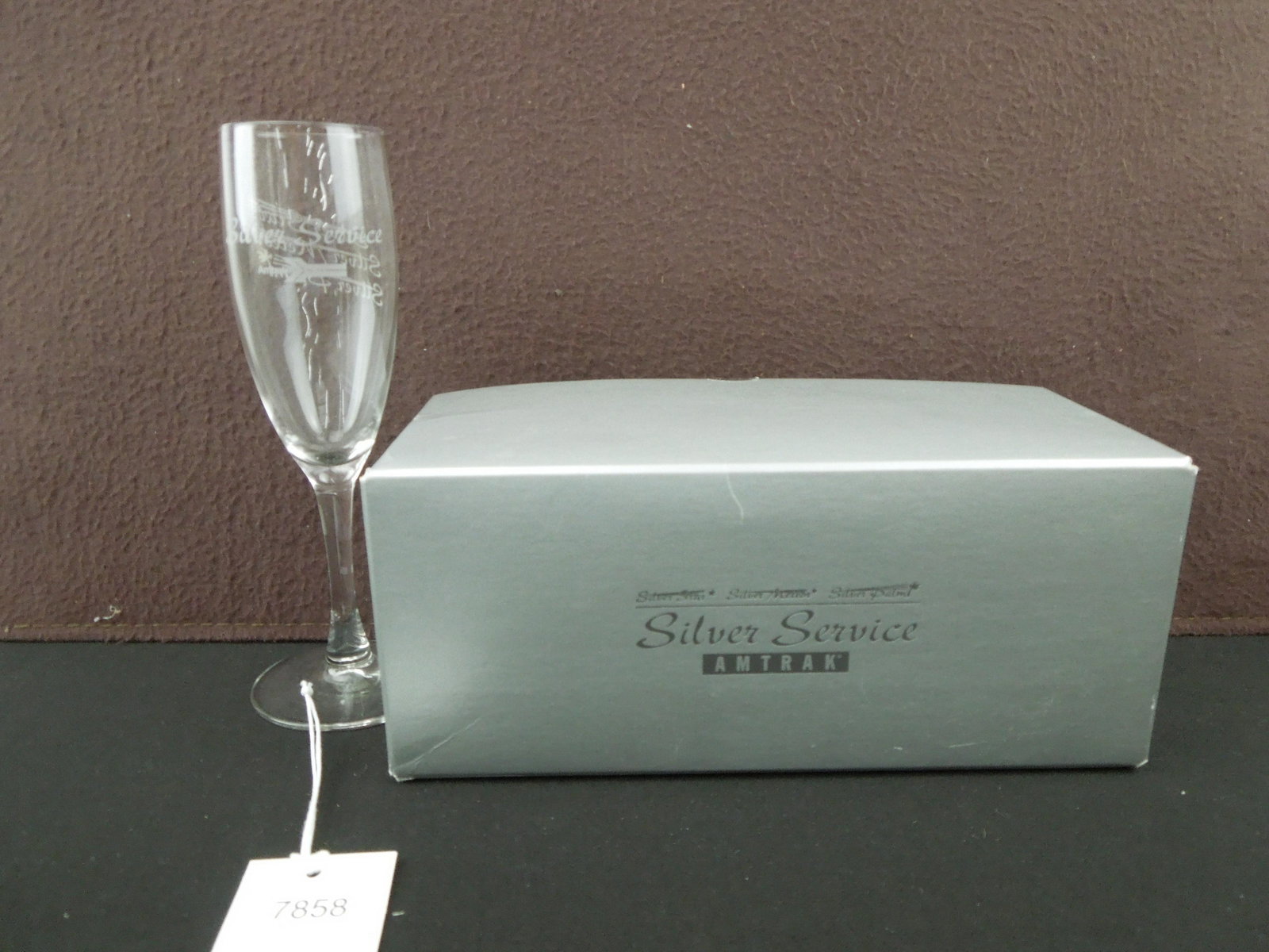 Amtrak Silver Service, Silver Star, Silver Meteor, and Silver Palm Champaign Flute: Amtrak Silver Service, Silver Star, Silver Meteor, and Silver Palm Champaign Flute