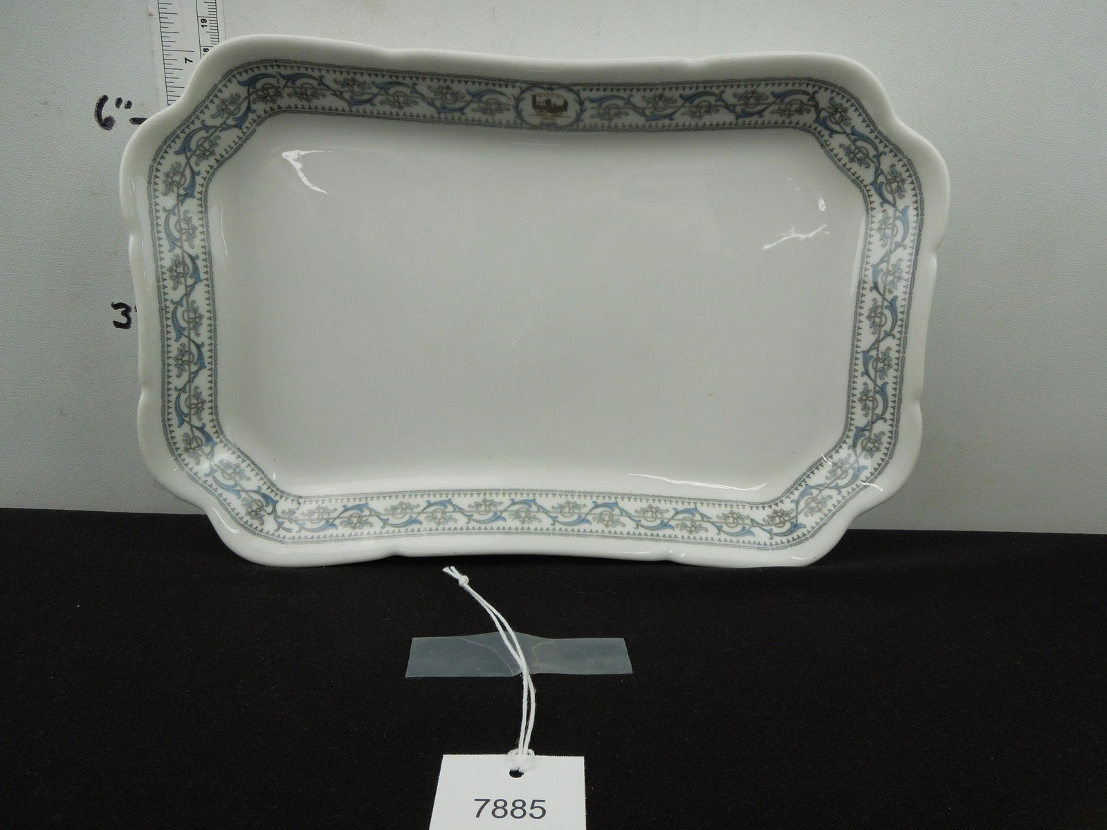 New York Central Syracuse China 11-K Relish Dish, Dewitt Clinton Pattern (1 of 4)