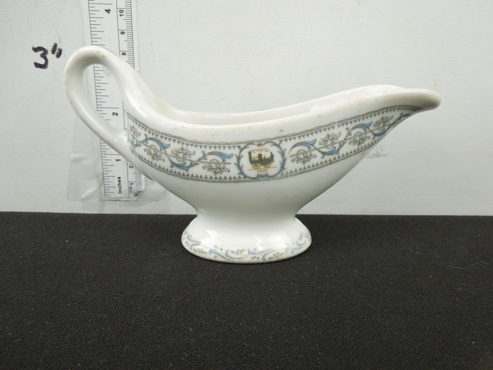 New York Central Lines Syracuse China 93-1, Gray Pacemaker Dinner Plate: New York Central Lines Syracuse China 93-1, Gray Pacemaker Dinner Plate