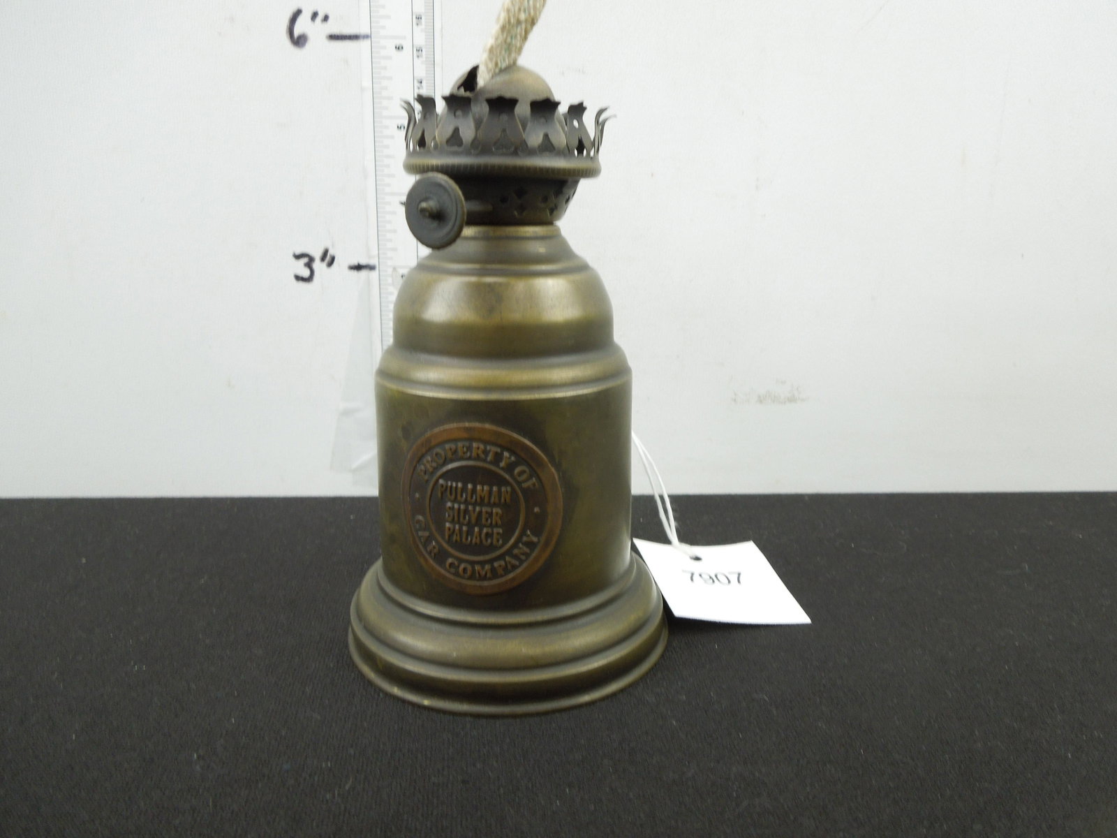 Pullman Silver Palace, Small Kerosen Lamp: Pullman Silver Palace, Small Kerosen Lamp