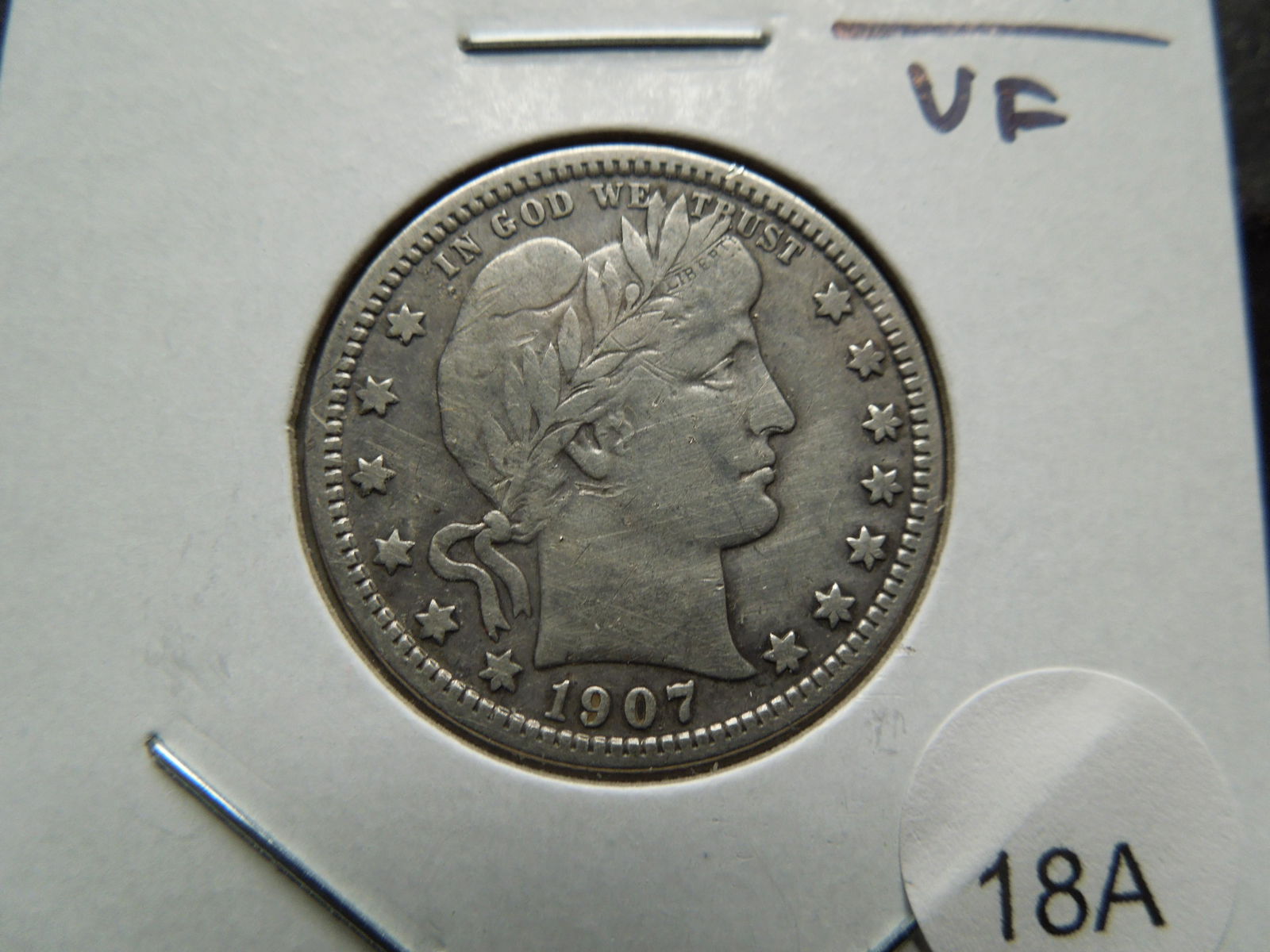 1907-O Barber 25c. VF. (1 of 3)