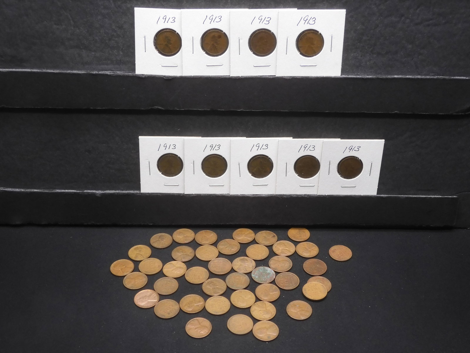 (50) Mixed Dates Lincoln Wheat Cents Mostly 30's few teens (1 of 8)