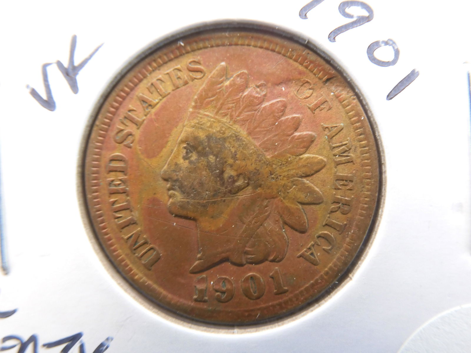 1901 Indian Head Penny - Full Liberty! - Four Diamonds! (1 of 3)
