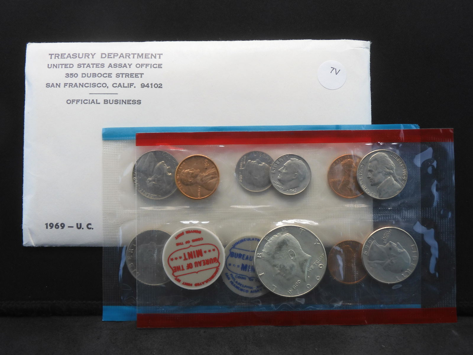 1969 P&D UNC US Mint Set (1 of 5)
