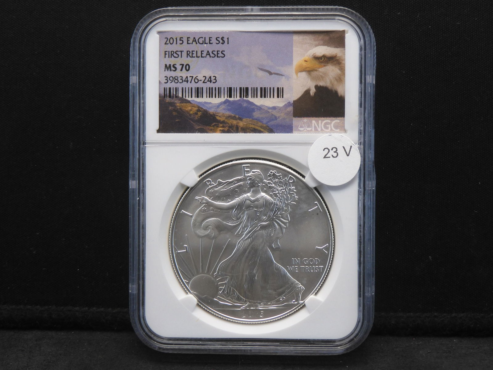 2015 American Silver Eagle   First Releases  NGC  MS70 (1 of 4)