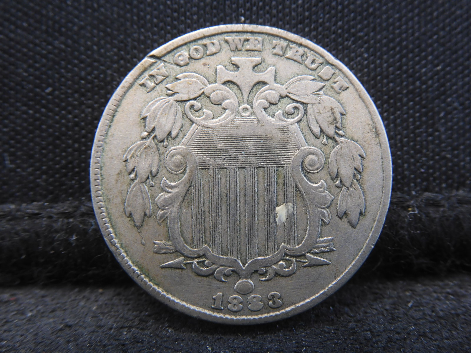 1883 United States Shield Nickel.: 1883 United States Shield Nickel.