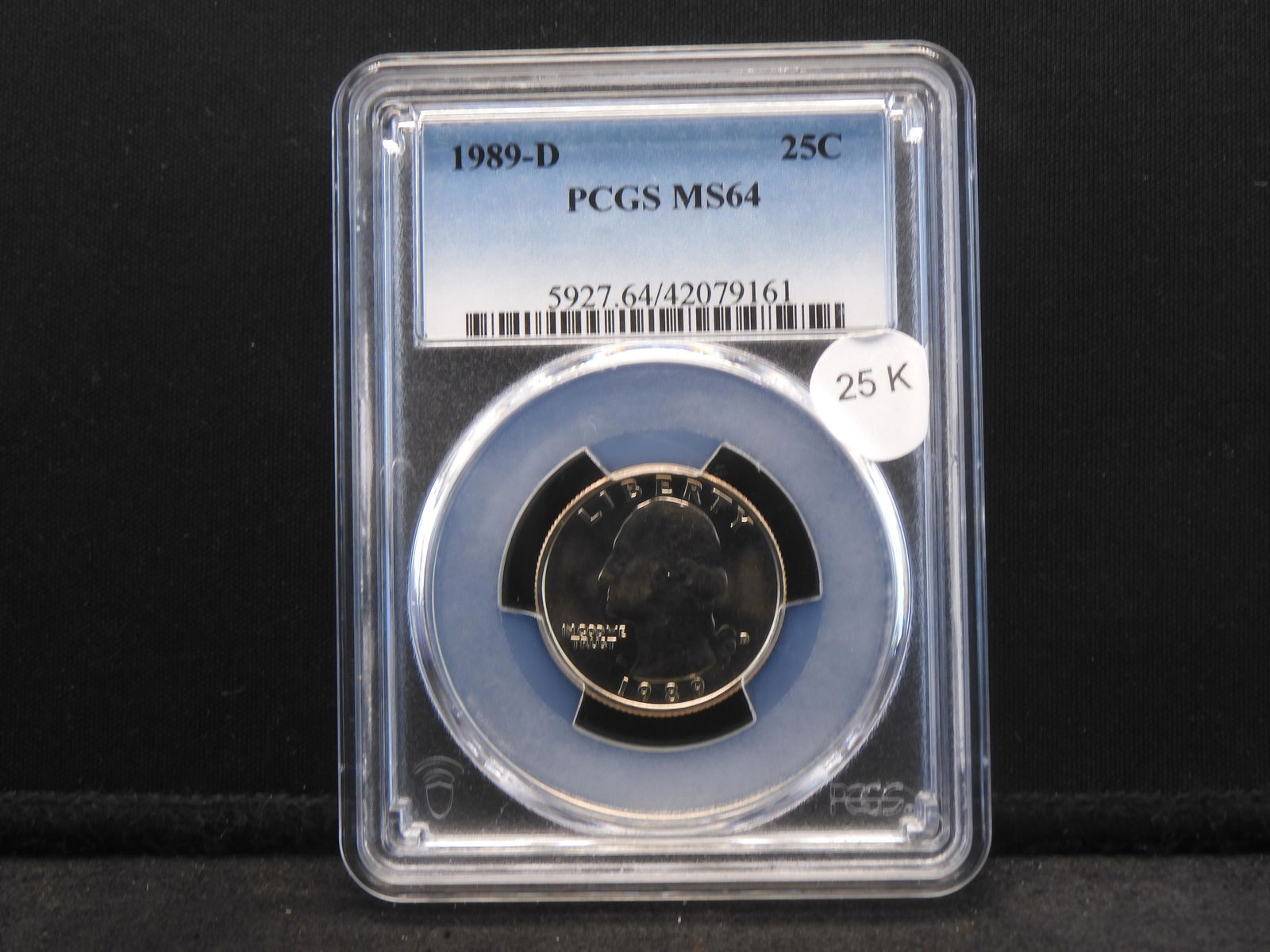 1989-S PCGS MS 64 - Washington Quarter (1 of 4)