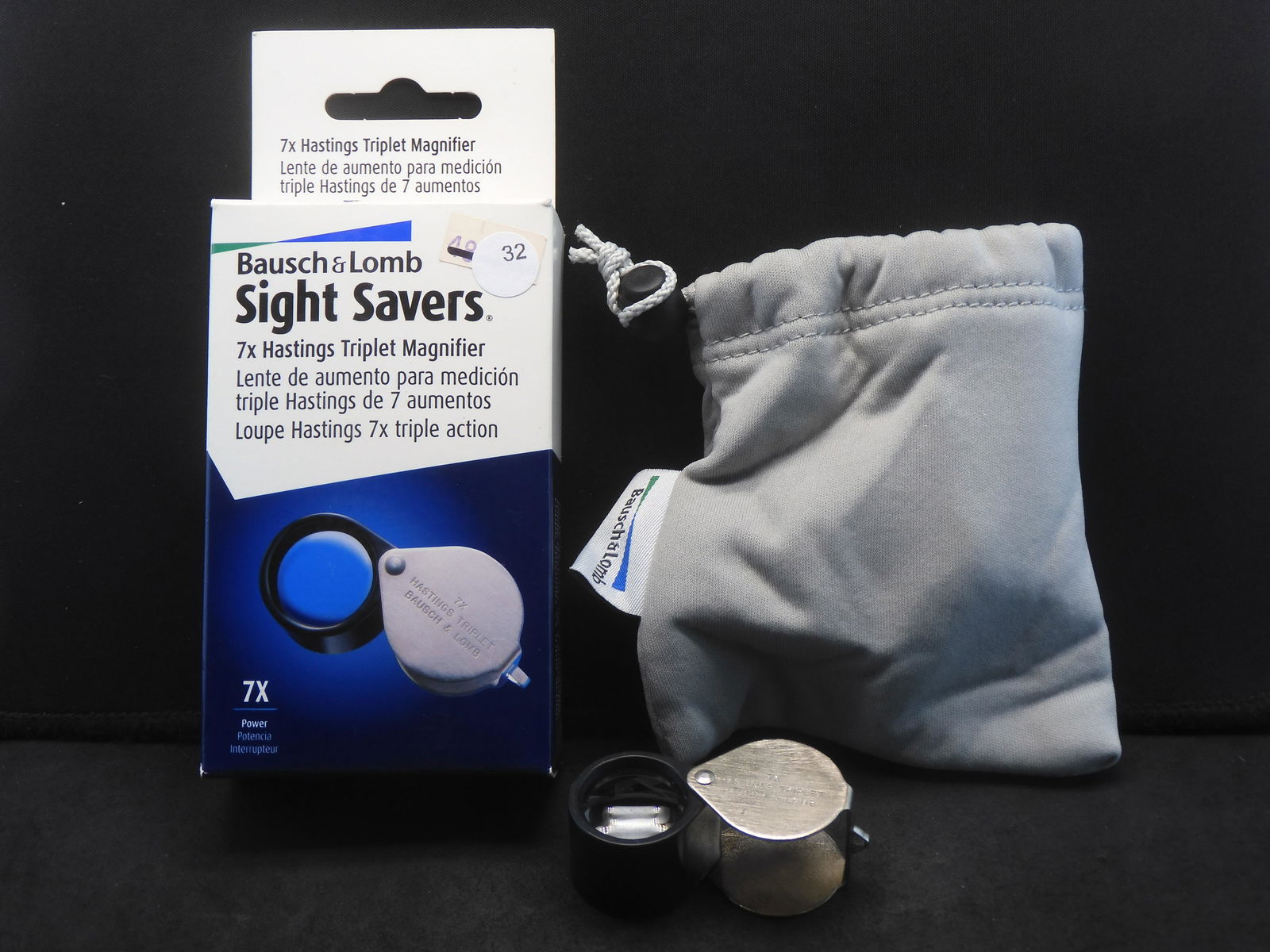 Bausch & Lomb 7 X Hastings Triplet Magnifier. Brand new in box. Originally $35.00: Bausch & Lomb 7 X Hastings Triplet Magnifier. Brand new in box. Originally $35.00