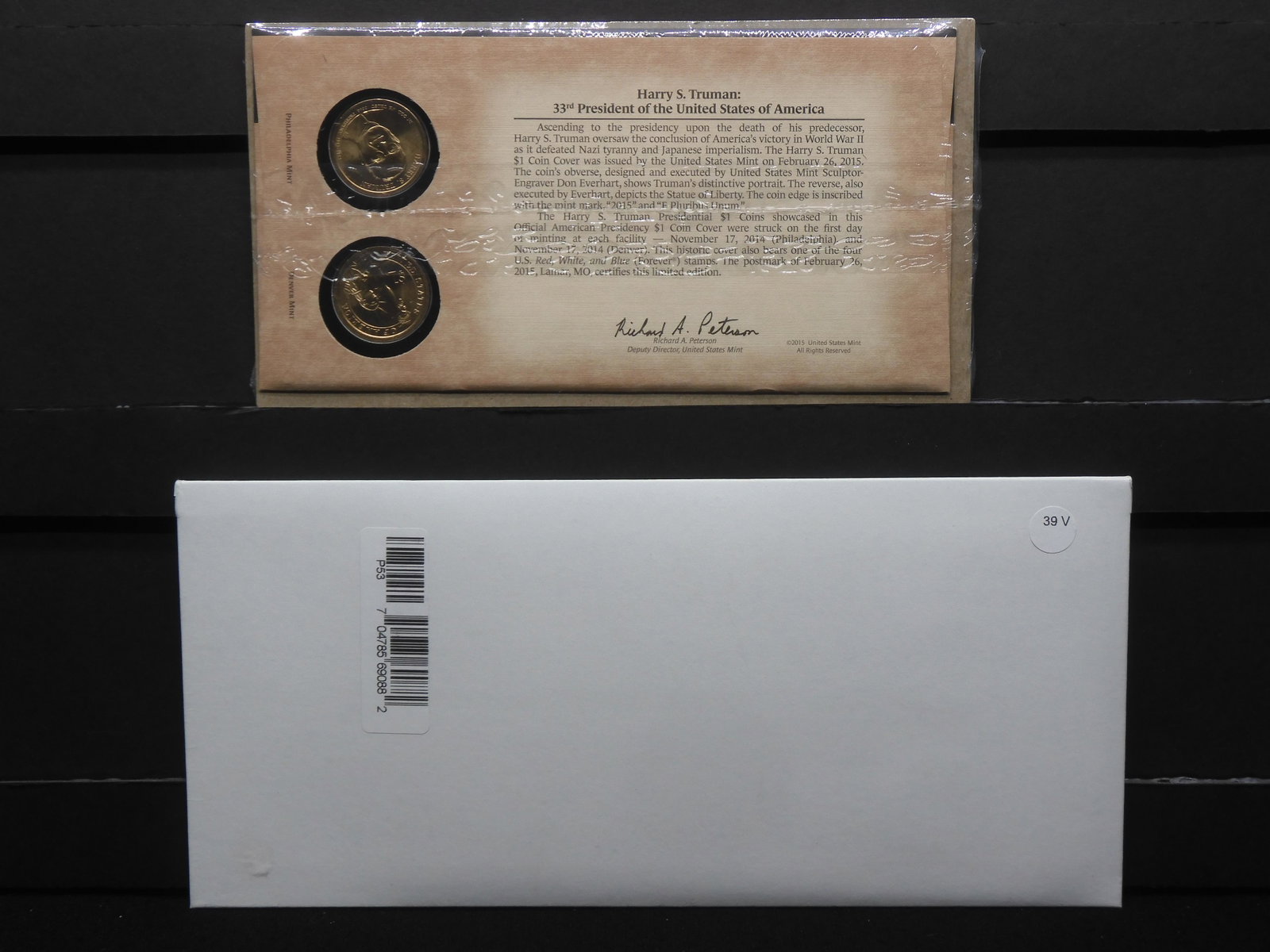 2015 P&D Harry S. Truman Presidential Dollars: 2015 P&D Harry S. Truman Presidential Dollars