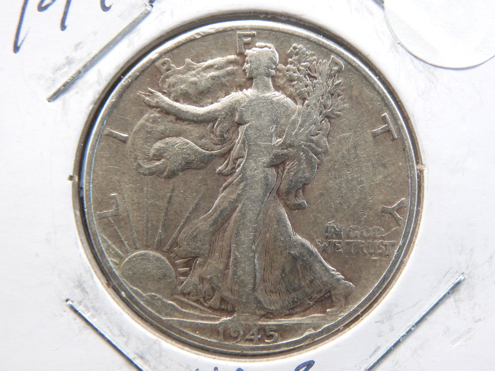 1945 Walking Silver Half Dollar - WWII Era! - Nice Details! (1 of 3)