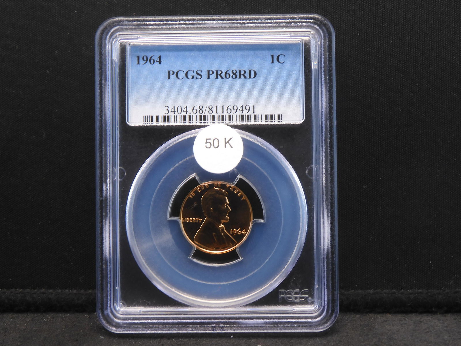 1964 PCGS PR 68RD - Lincoln Cent - good Shine (1 of 4)